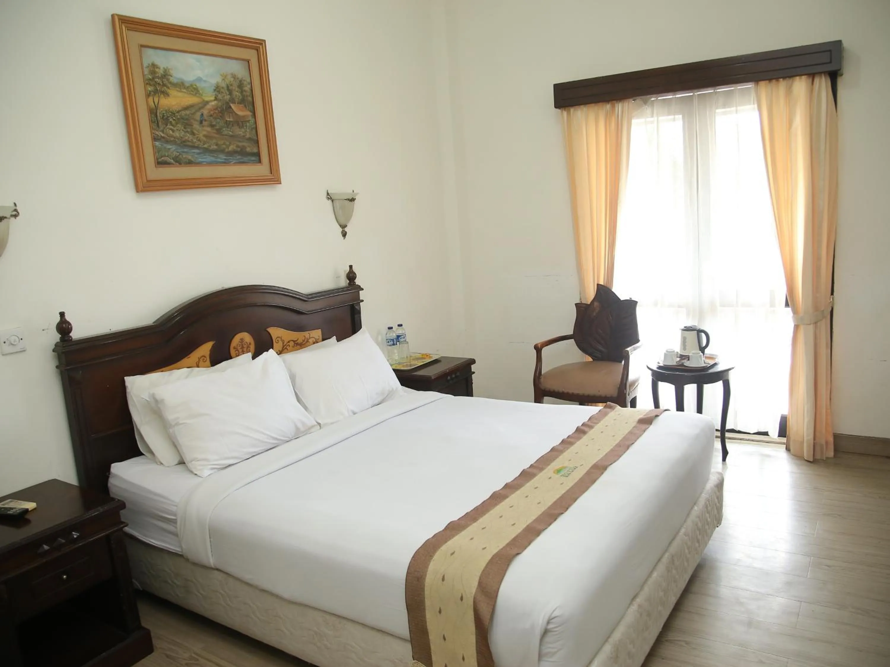 Bed in Hotel Bukit Serelo