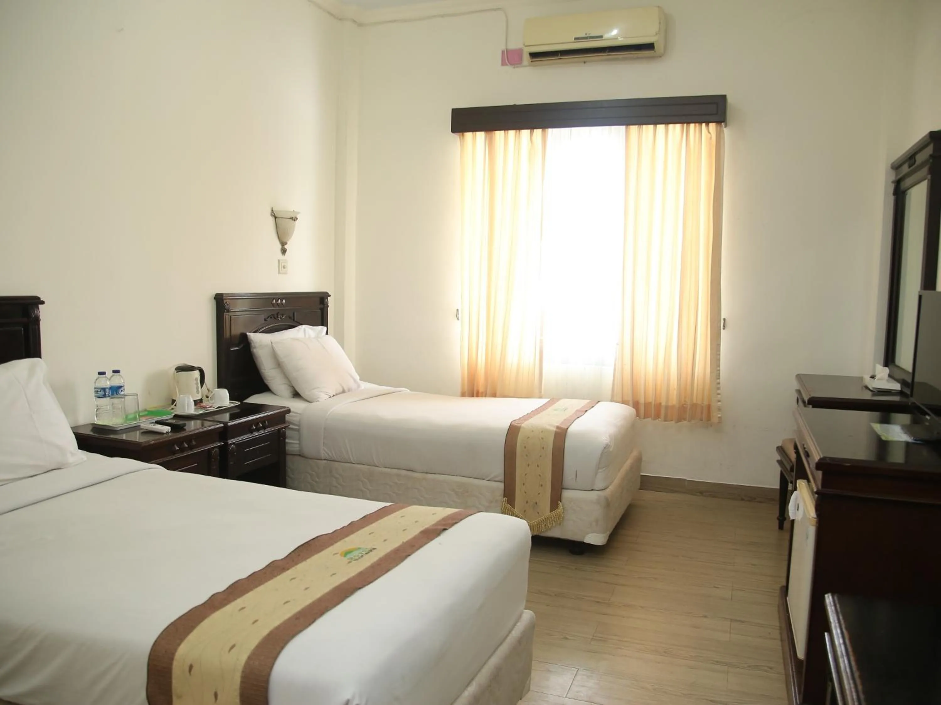 Bed in Hotel Bukit Serelo