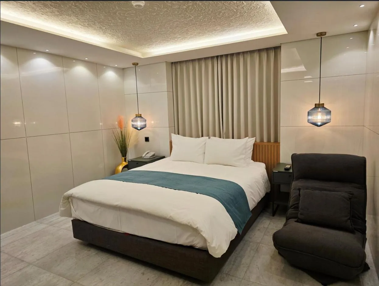 Bed in Blueduck hotel