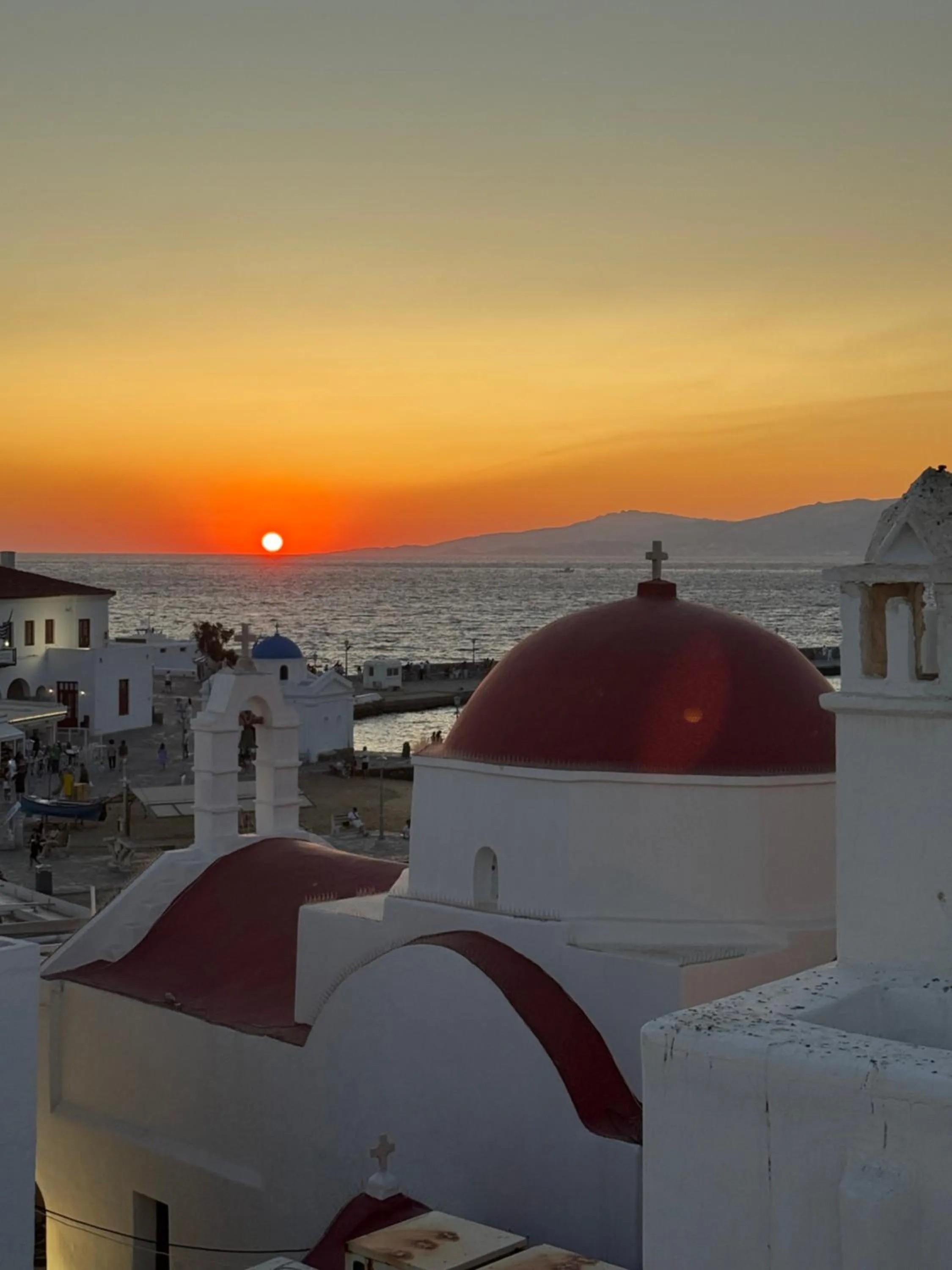 Sunset in Mr & Mrs Mykonos The Residence