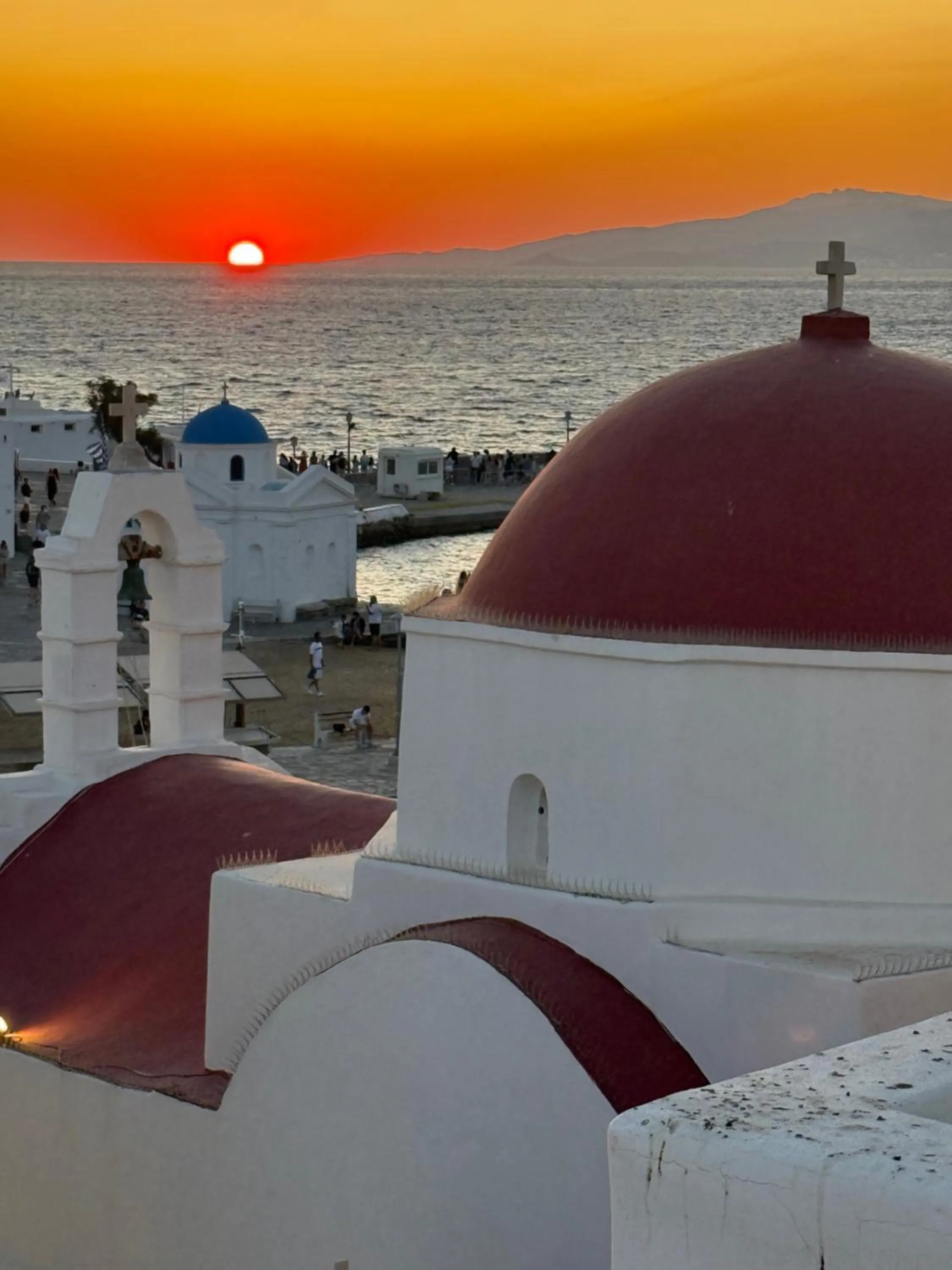 Sunset in Mr & Mrs Mykonos The Residence