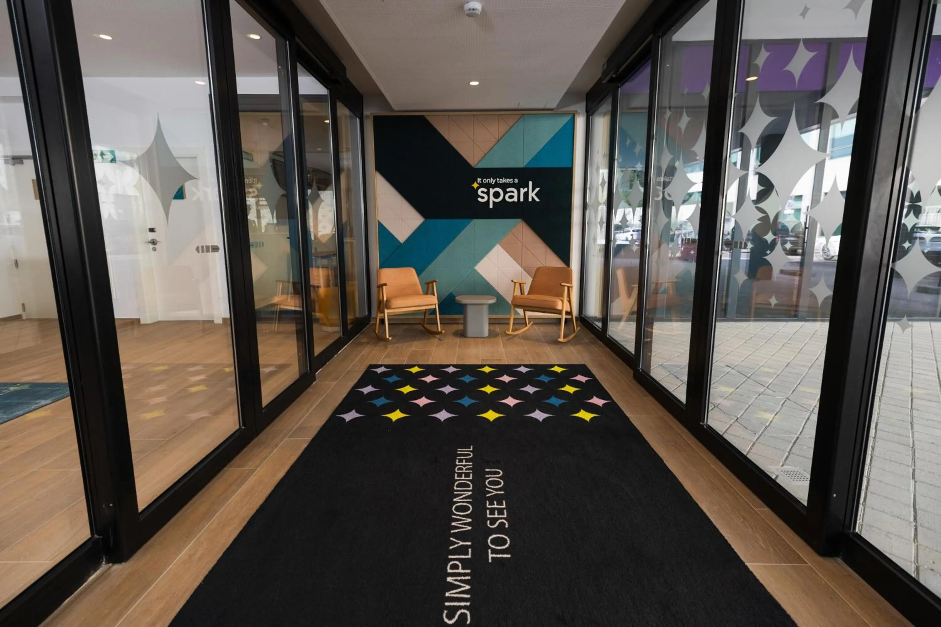 Lobby or reception in Spark By Hilton Madrid Alcala