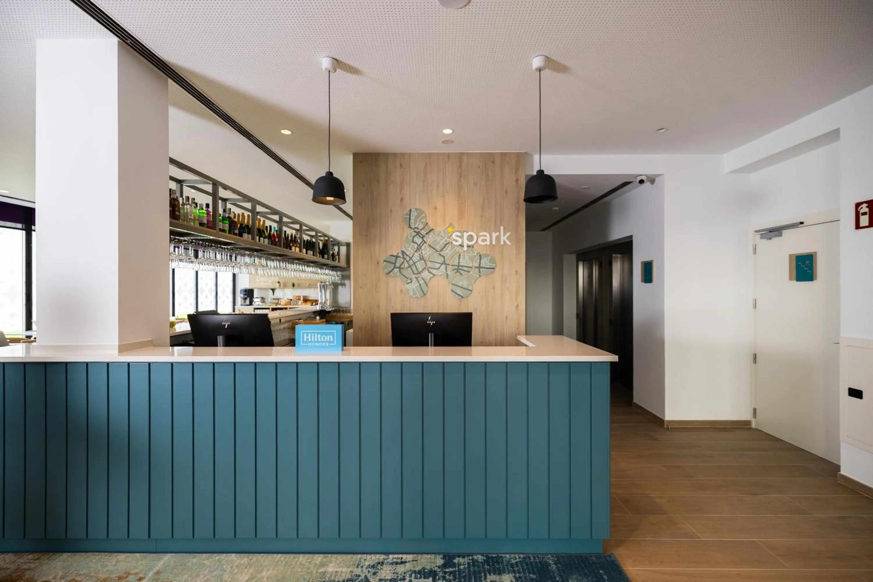 Lobby or reception in Spark By Hilton Madrid Alcala