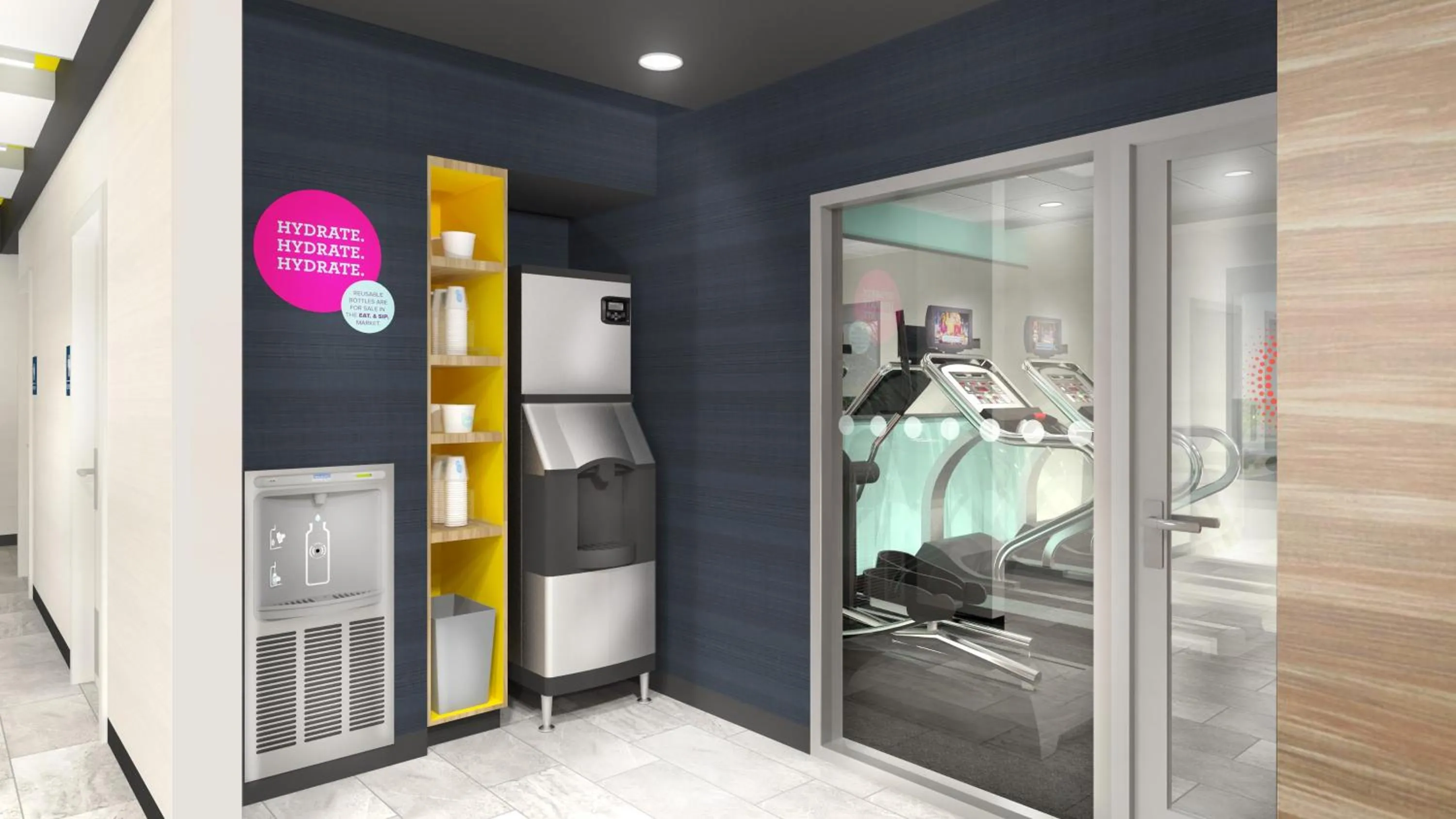 Fitness centre/facilities in Tru By Hilton Joliet Plainfield