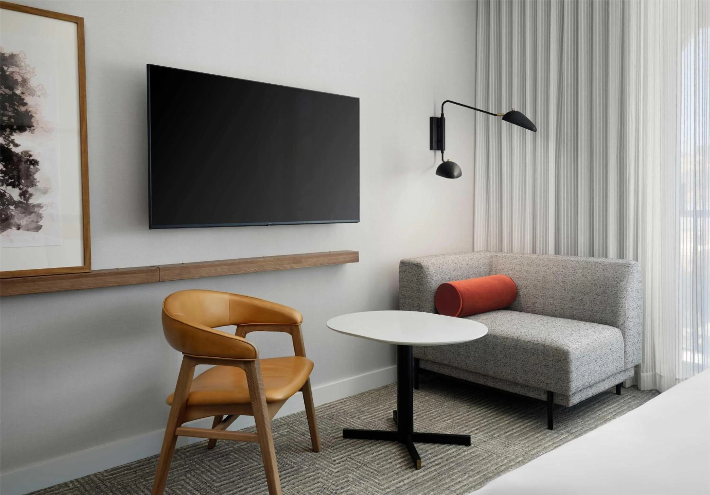 Living room in The Ava Hotel Paso Robles, Curio Collection By Hilton