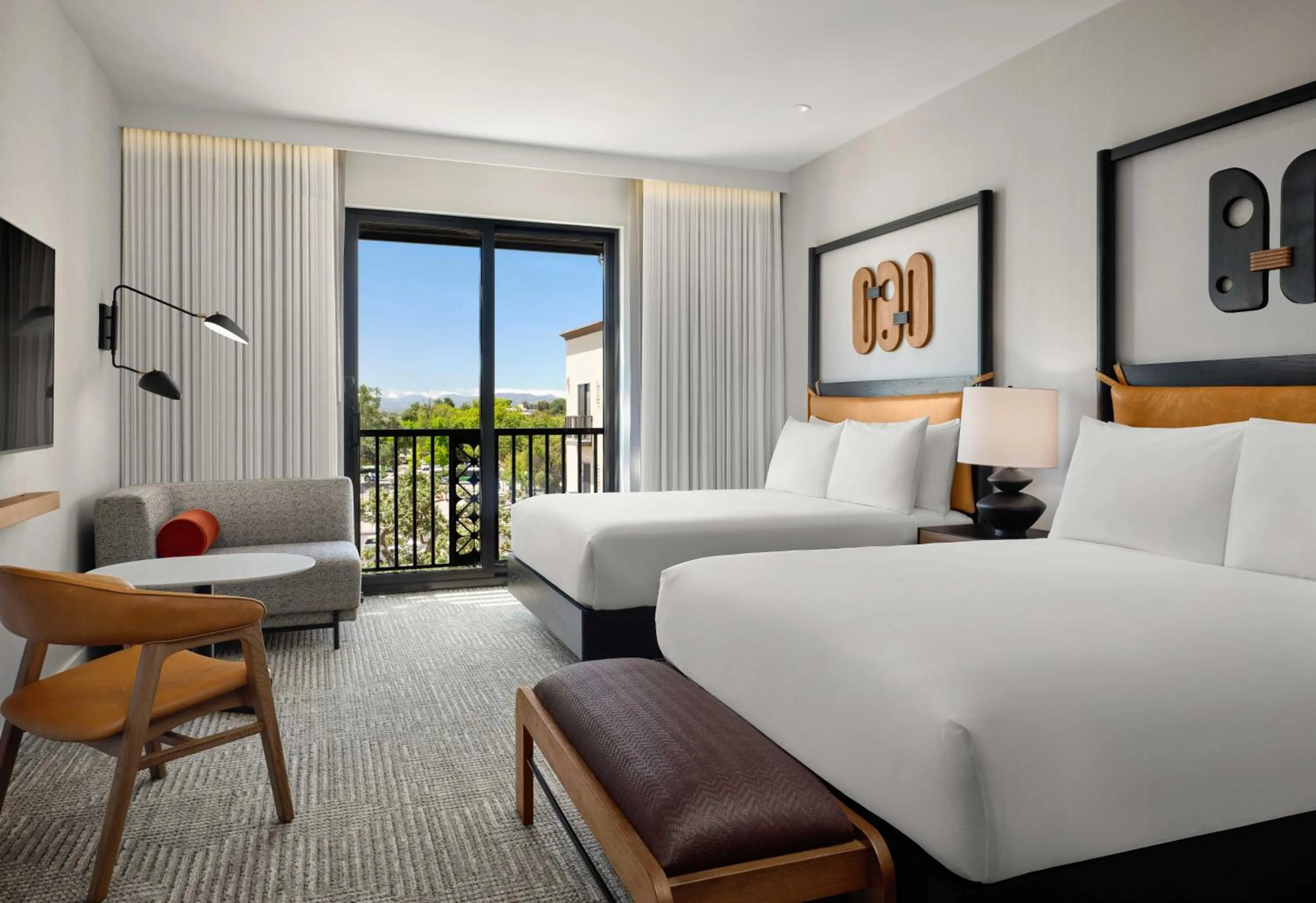 Bed in The Ava Hotel Paso Robles, Curio Collection By Hilton