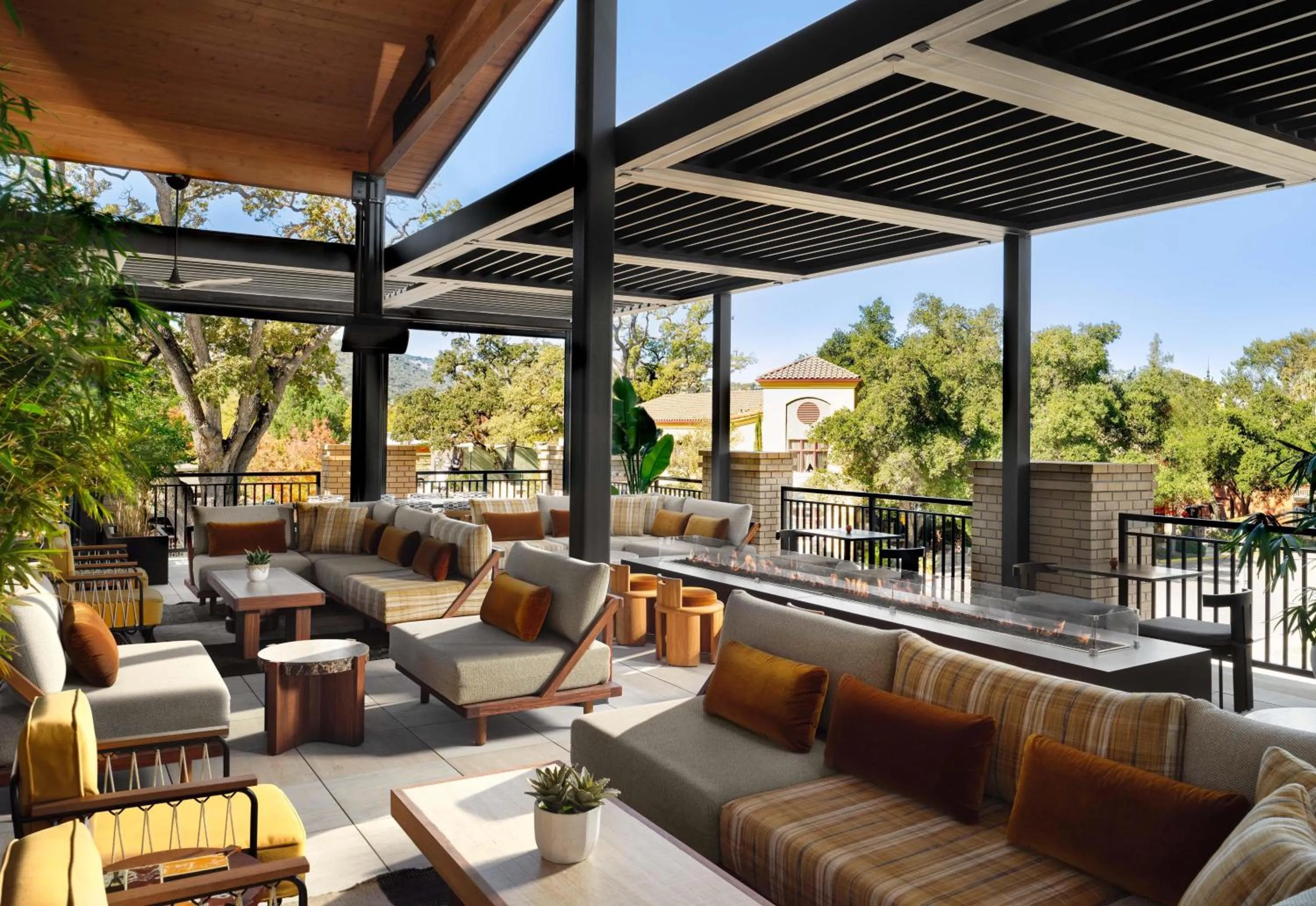 Patio in The Ava Hotel Paso Robles, Curio Collection By Hilton