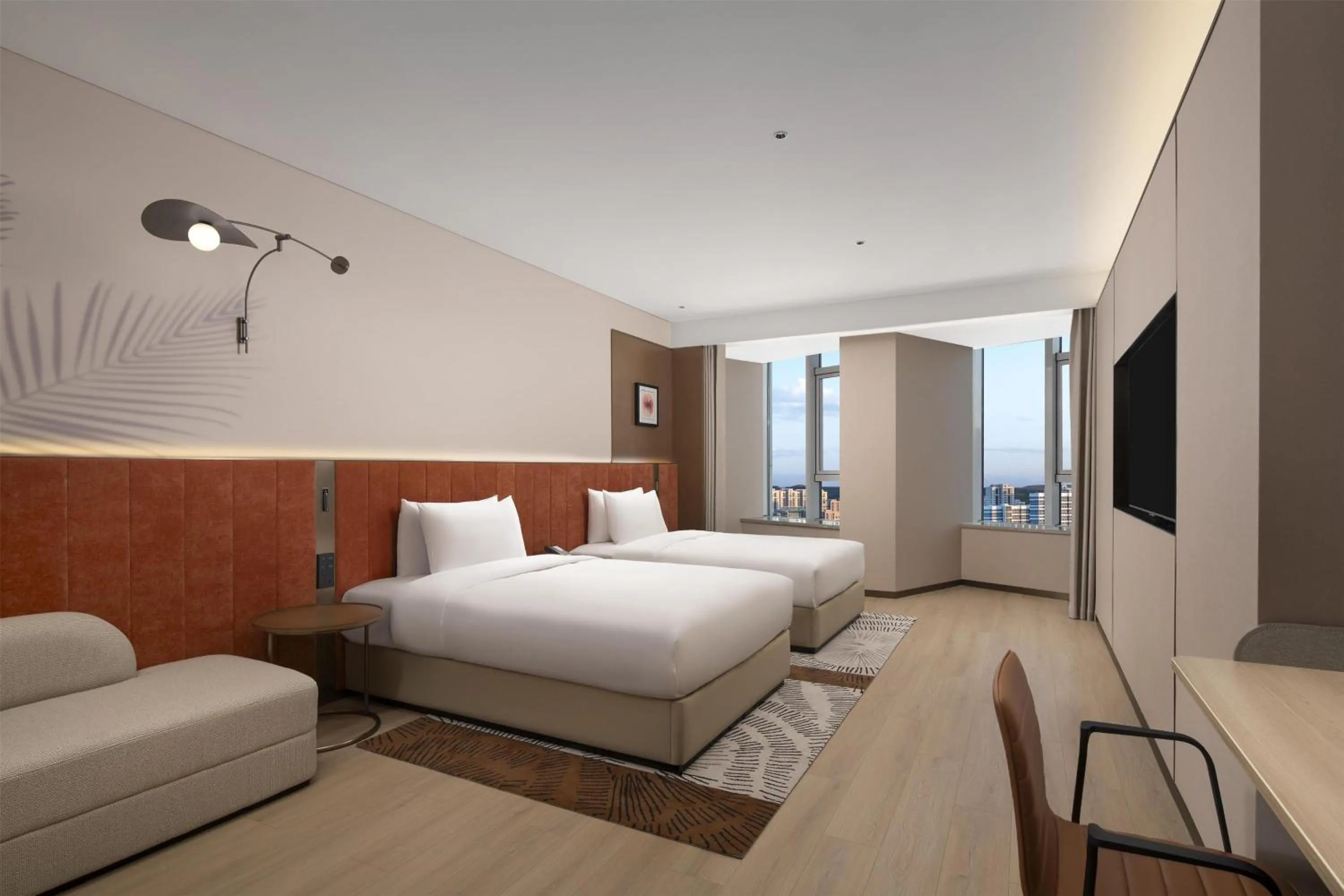 Bed in Hilton Garden Inn Urumqi Railway Station