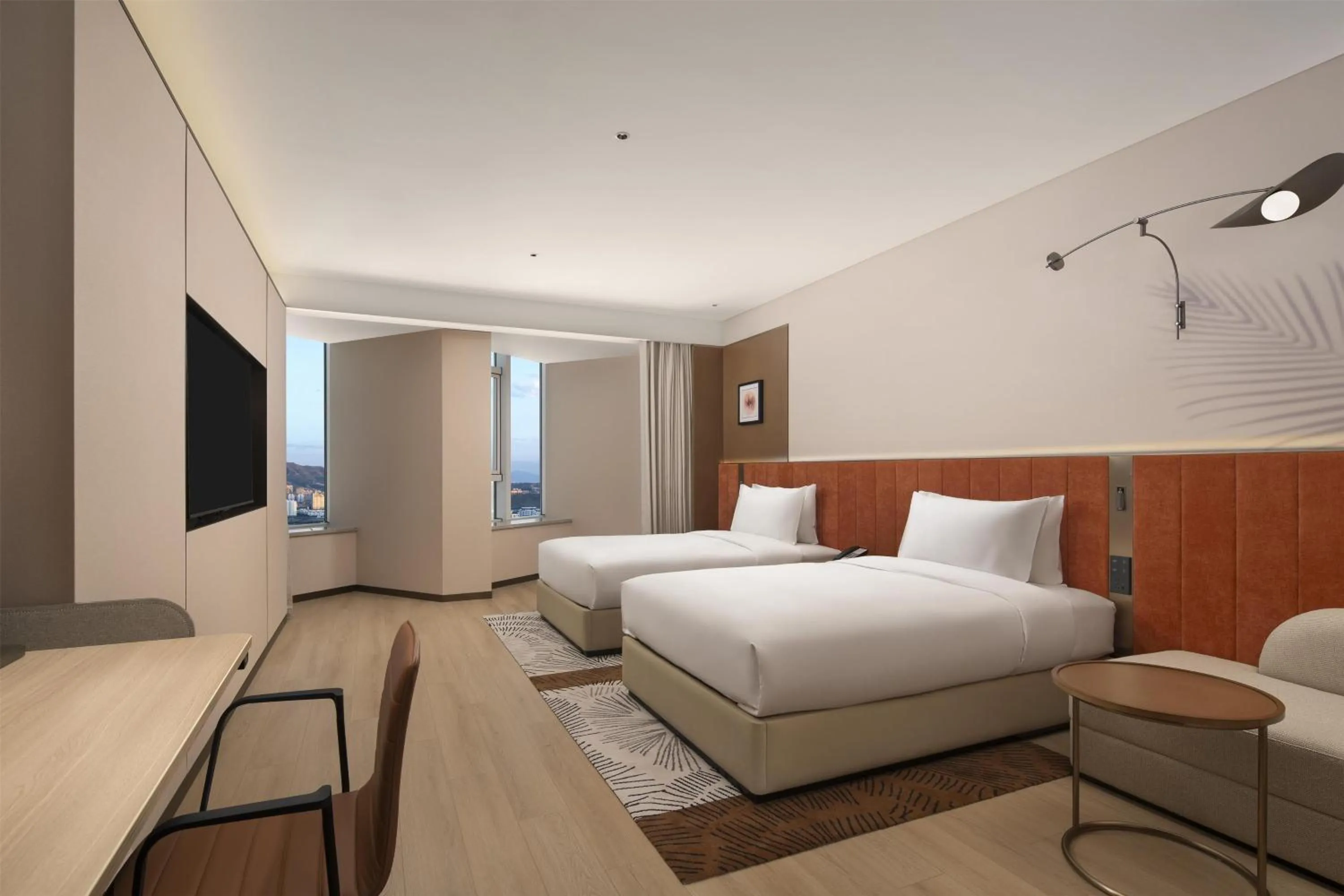 Bed in Hilton Garden Inn Urumqi Railway Station