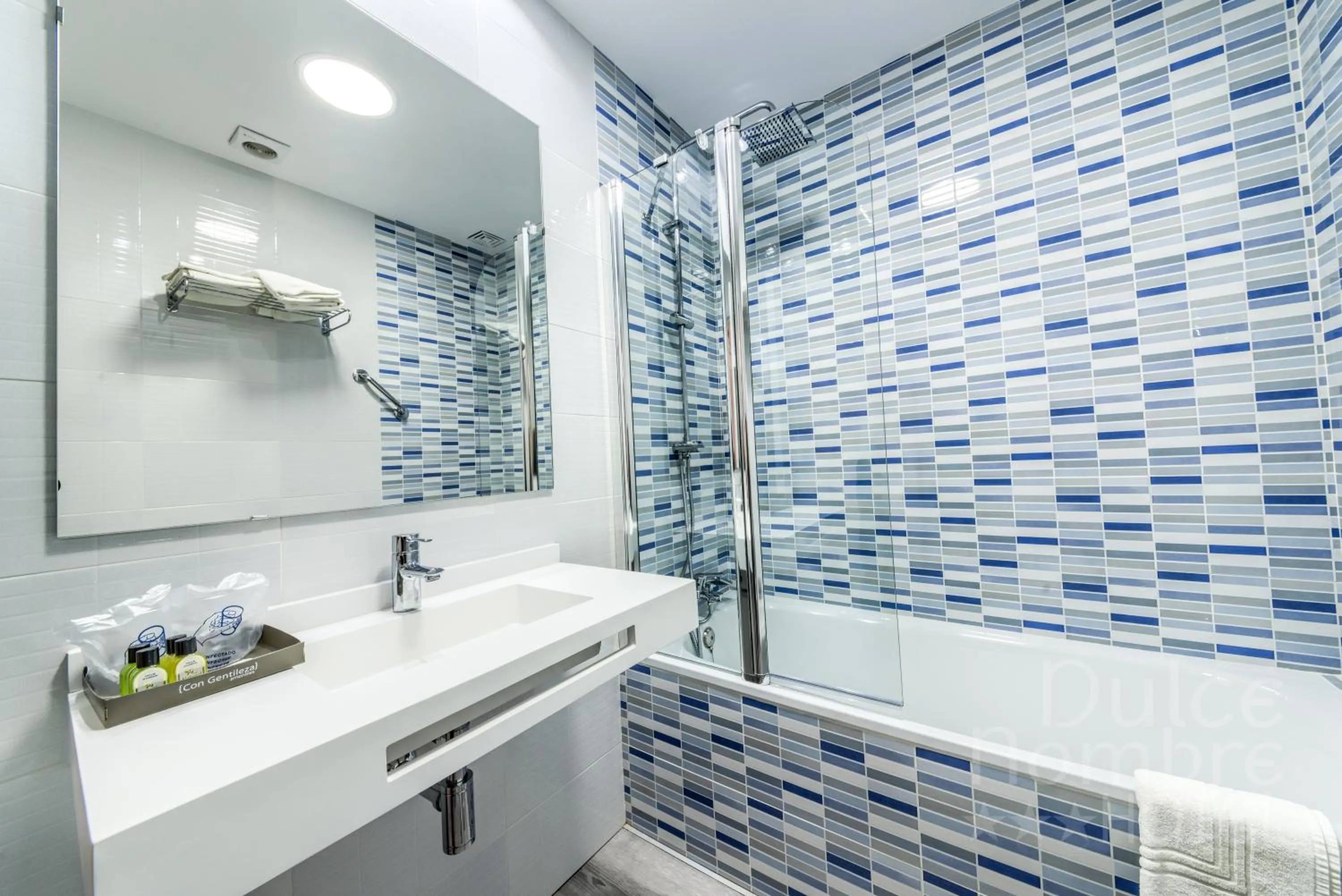 Bath in Dulce Nombre Hotel - Apartamentos