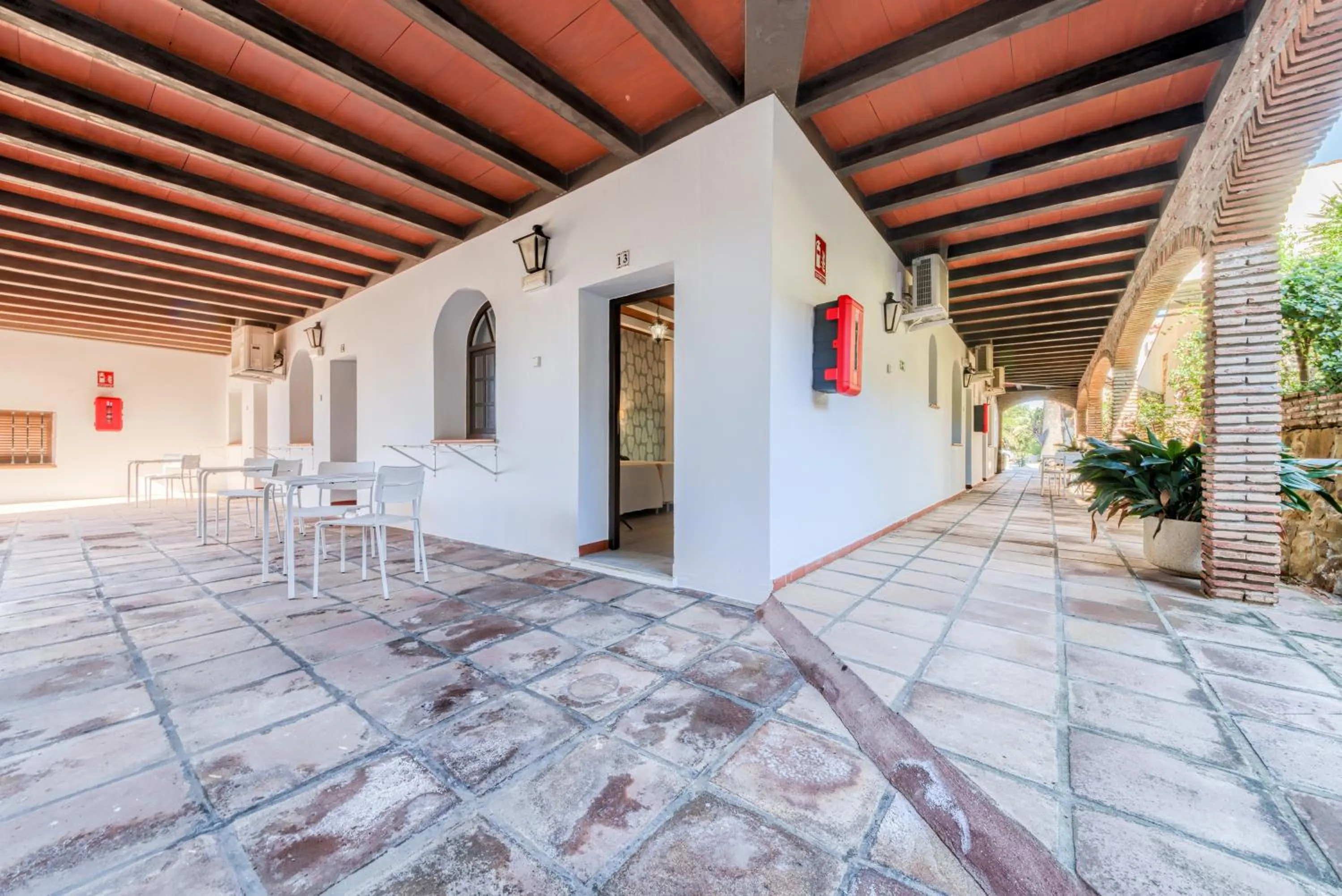 Patio in Dulce Nombre Hotel - Apartamentos