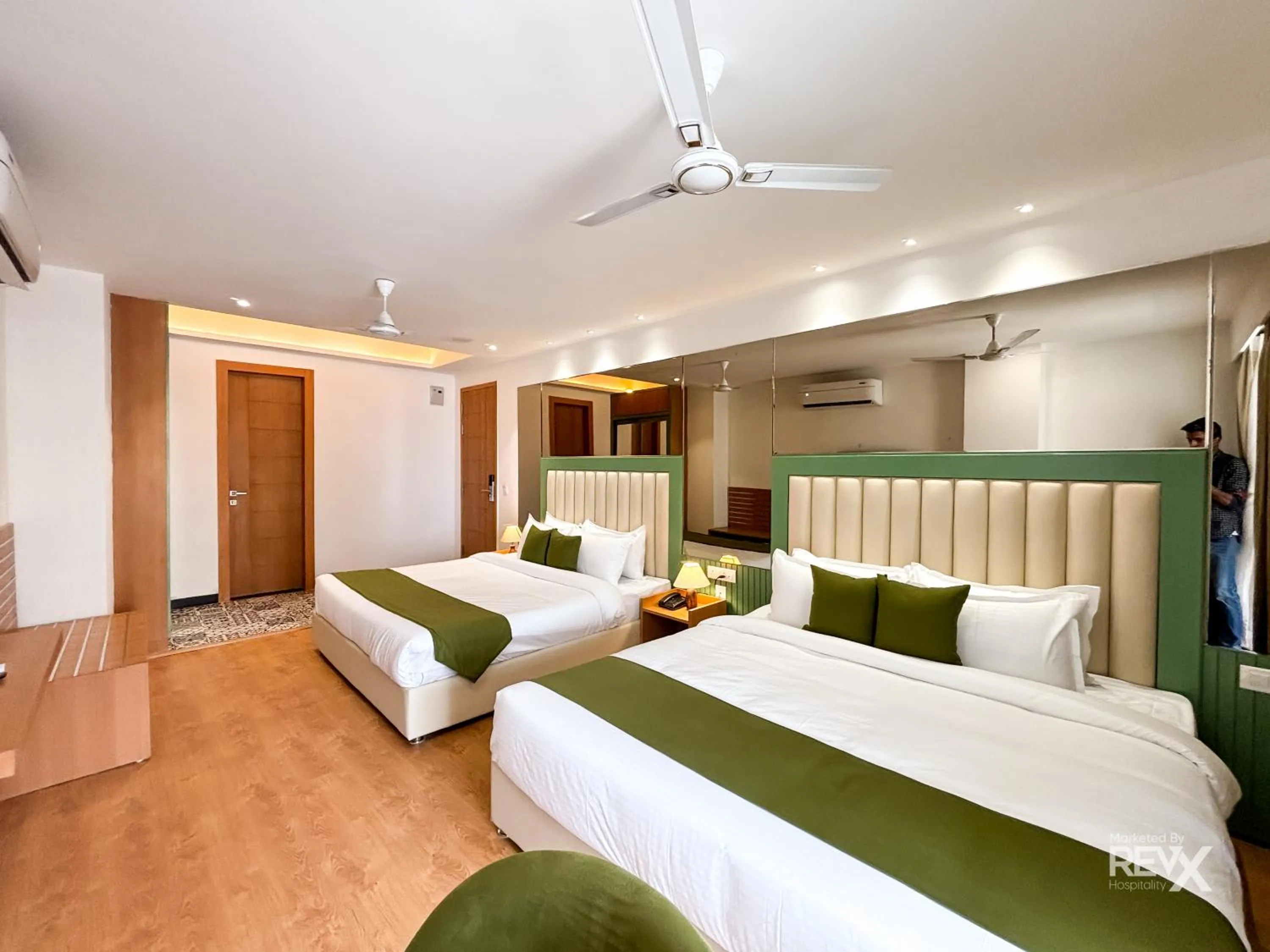 Bed in Oak Leaf Hotel