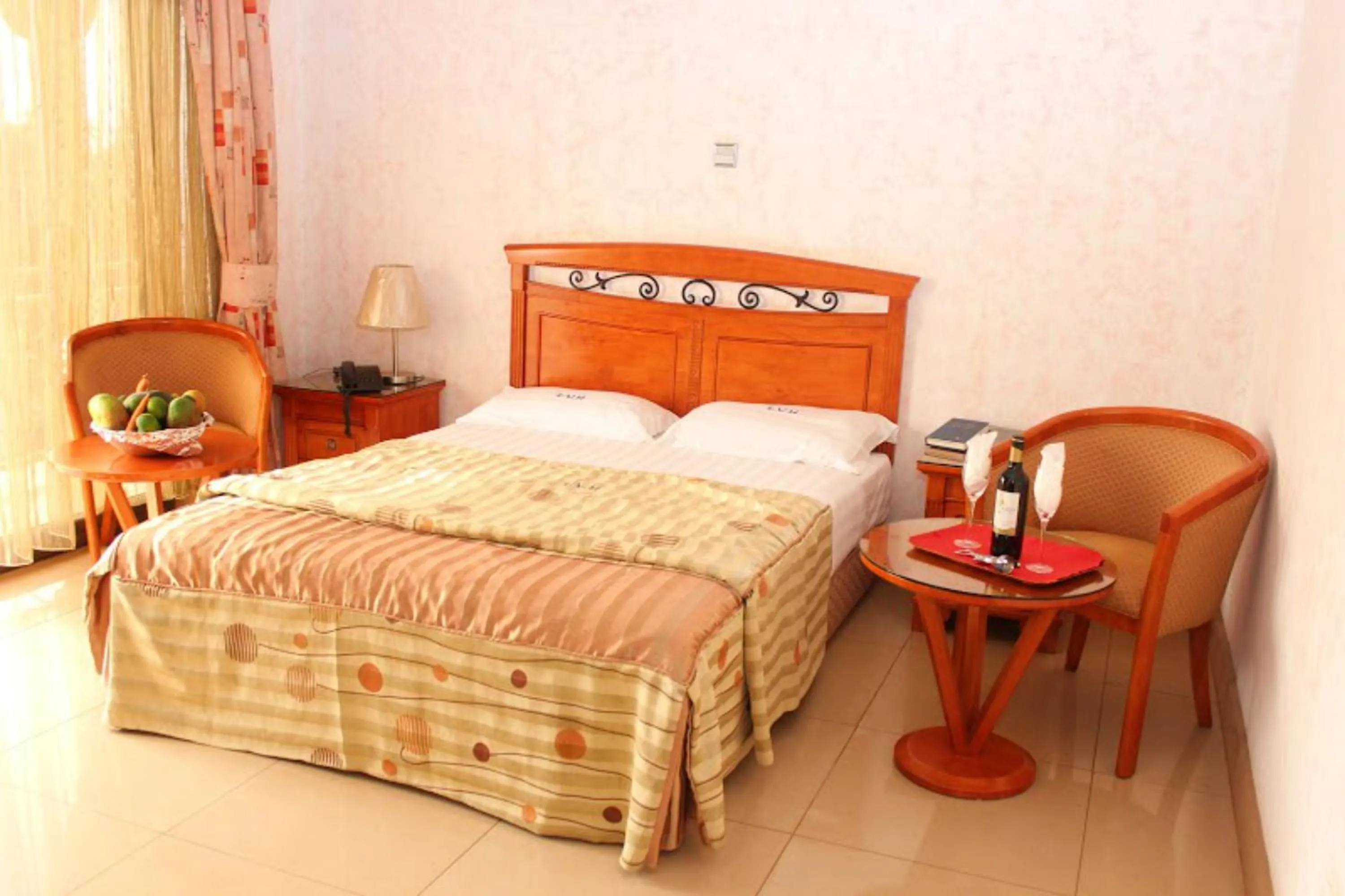 Bed in Landmark View Hotel