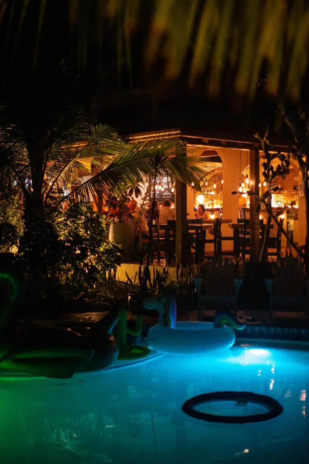 Swimming pool in Sansara Surf Yoga & Resort