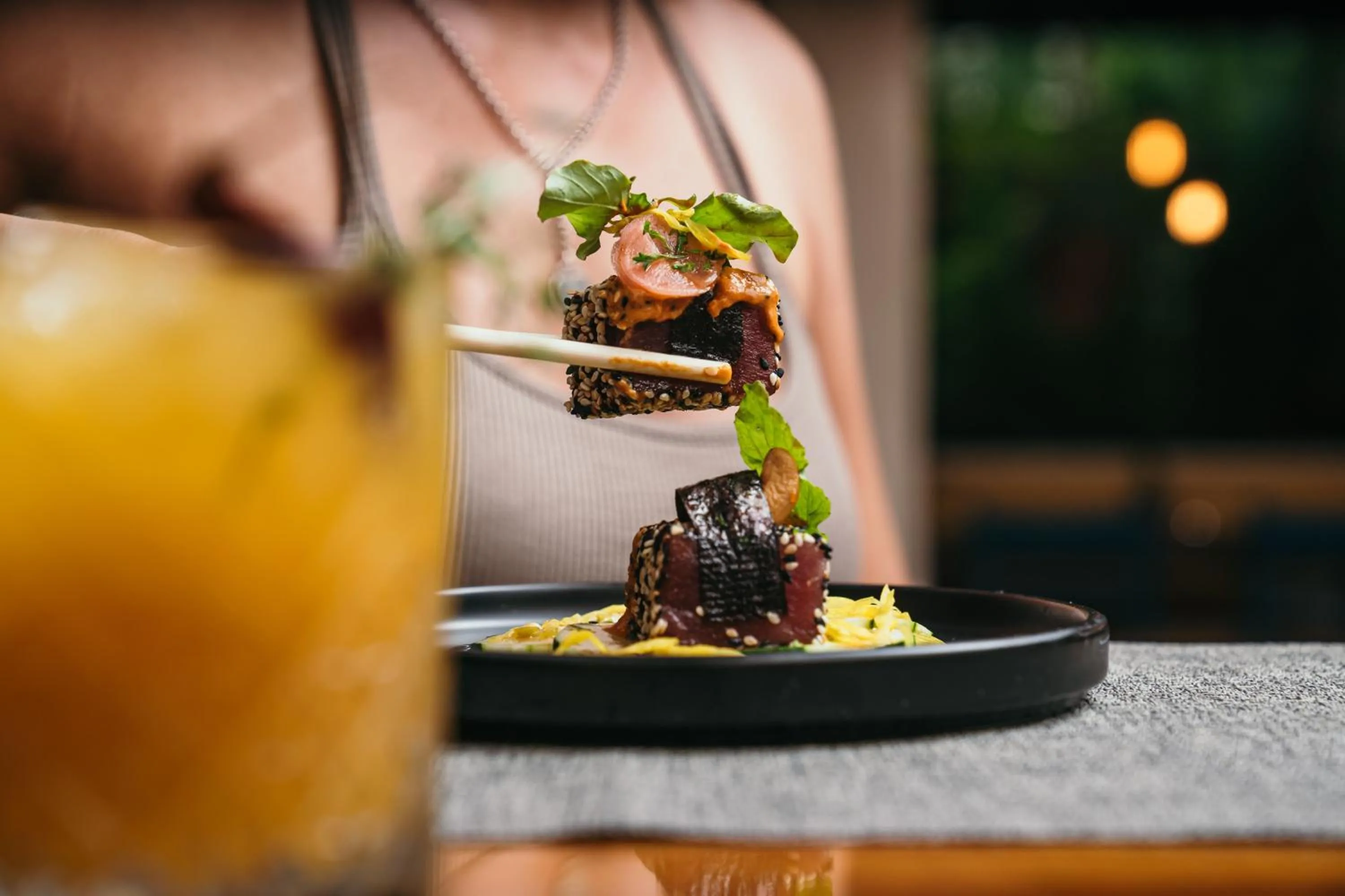 Food and drinks in Sansara Surf Yoga & Resort