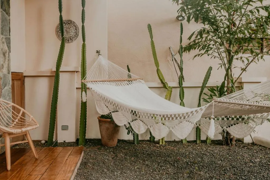 Garden view in Sansara Surf Yoga & Resort