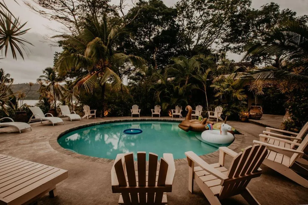 Swimming pool in Sansara Surf Yoga & Resort