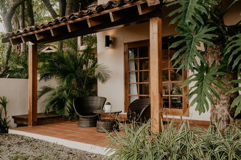 Garden view in Sansara Surf Yoga & Resort