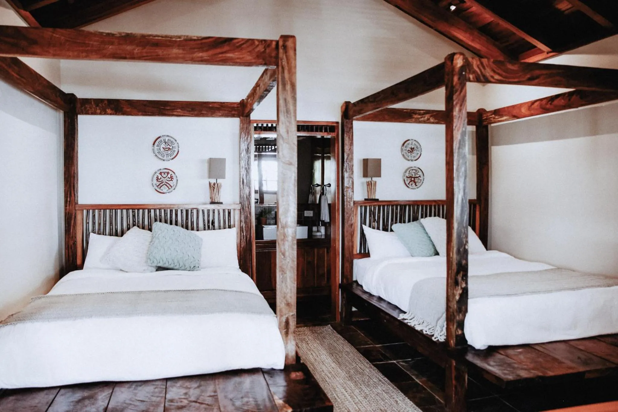 Bed in Sansara Surf Yoga & Resort