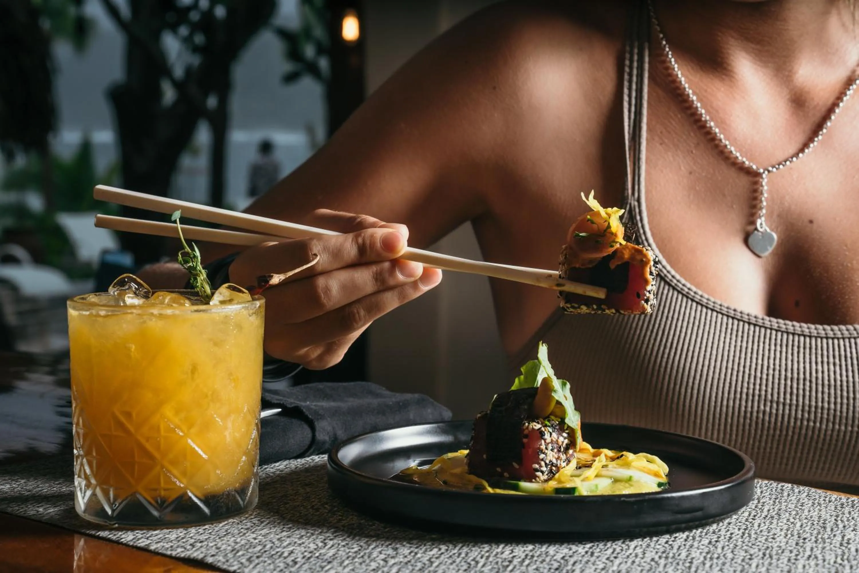 Food and drinks in Sansara Surf Yoga & Resort