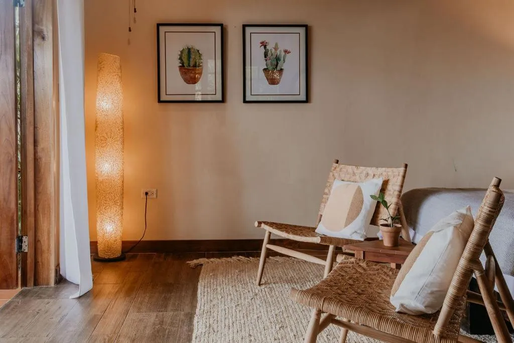 Seating area in Sansara Surf Yoga & Resort