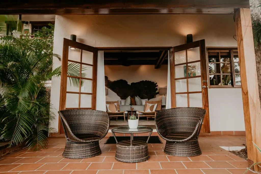 Patio in Sansara Surf Yoga & Resort