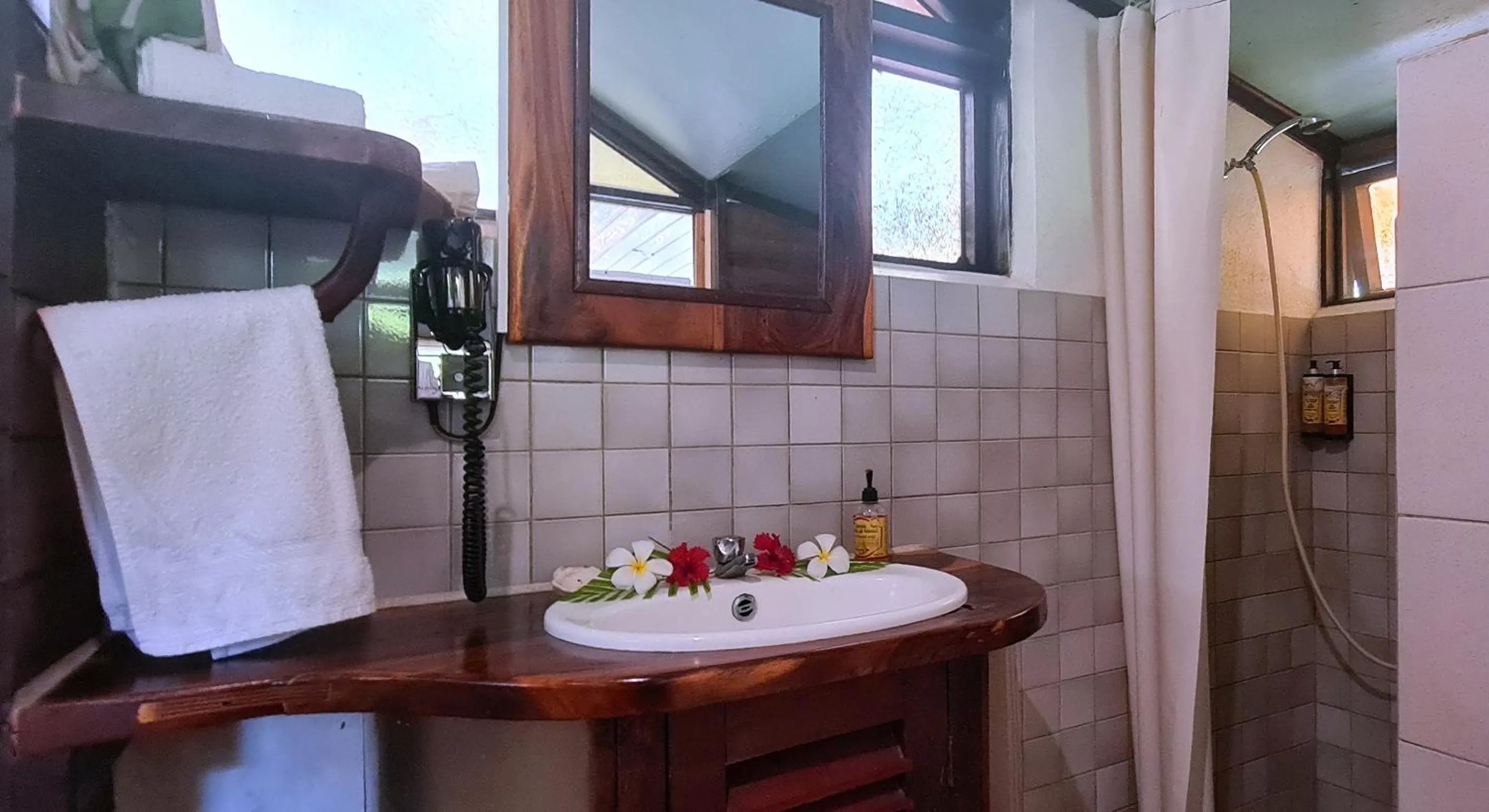 Bathroom in Pension Les Trois Cascades