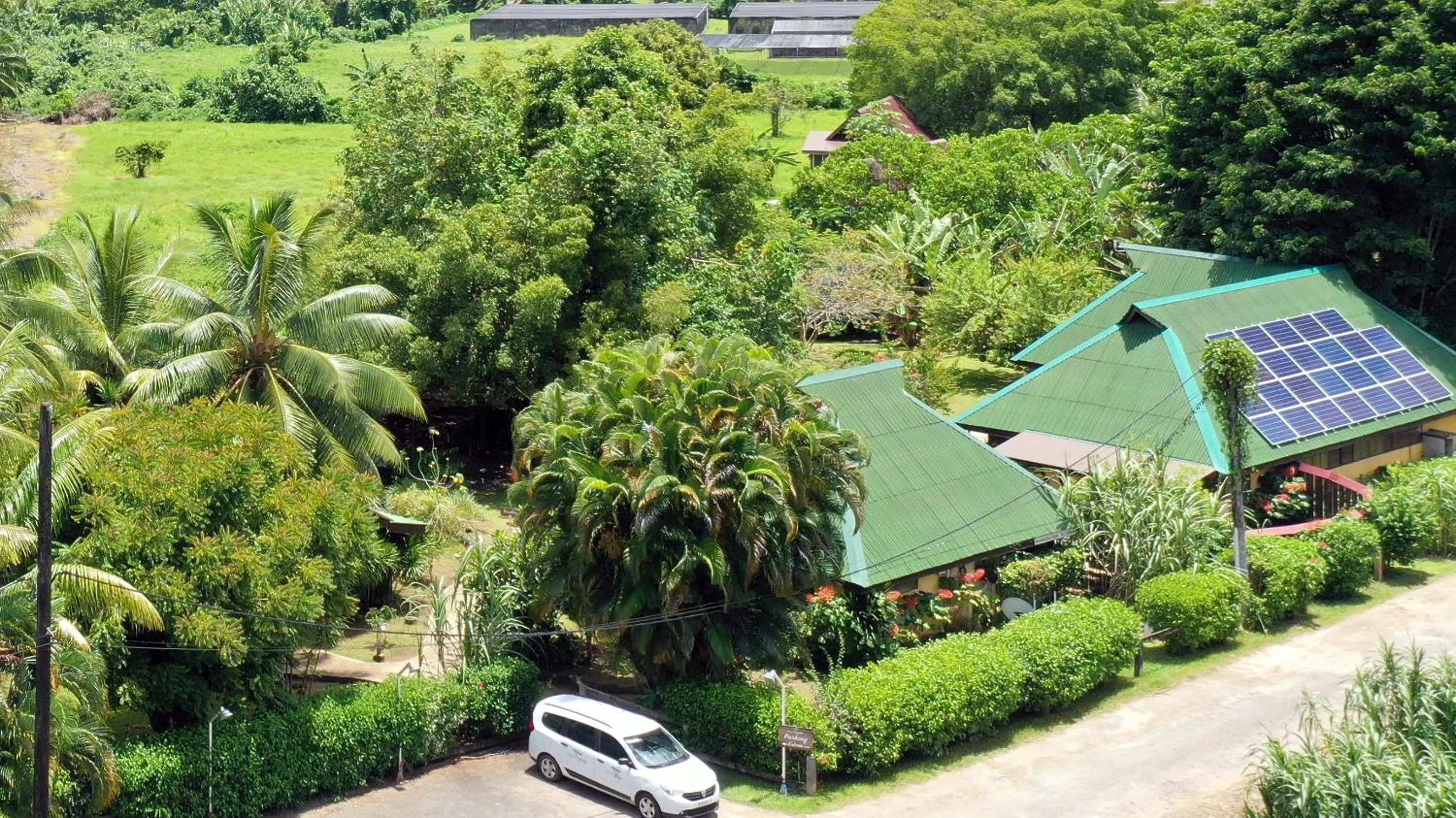 Bird's eye view in Pension Les Trois Cascades
