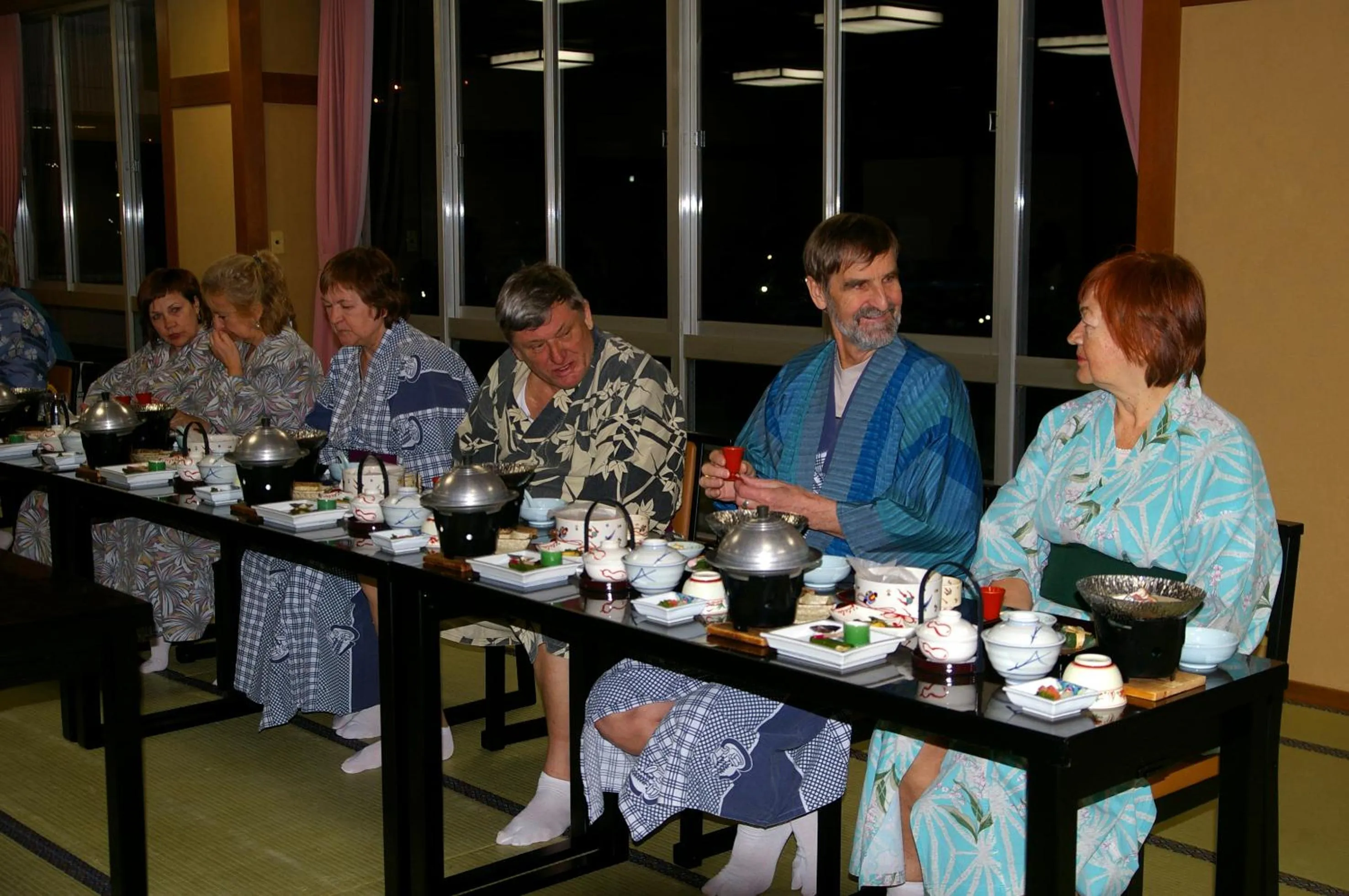group of guests in Bosenkan