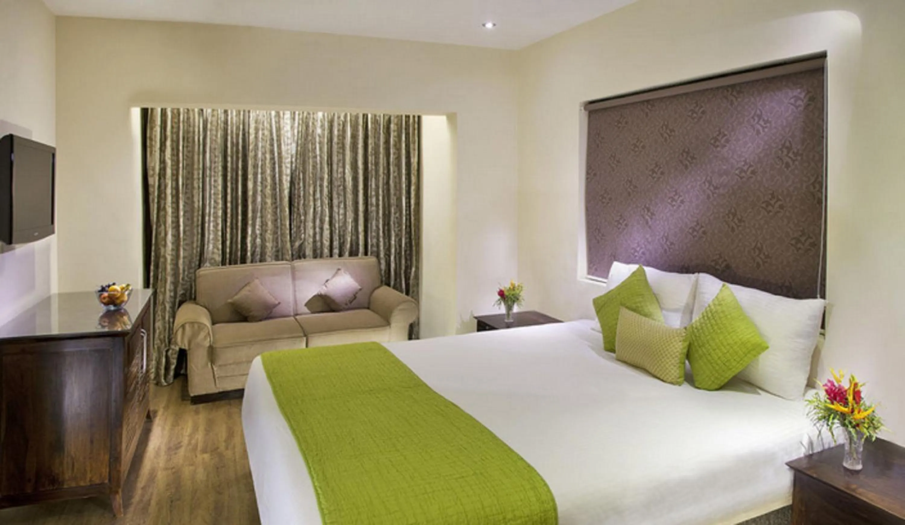 Bedroom, Bed in Otium Goa Resort by The Oterra