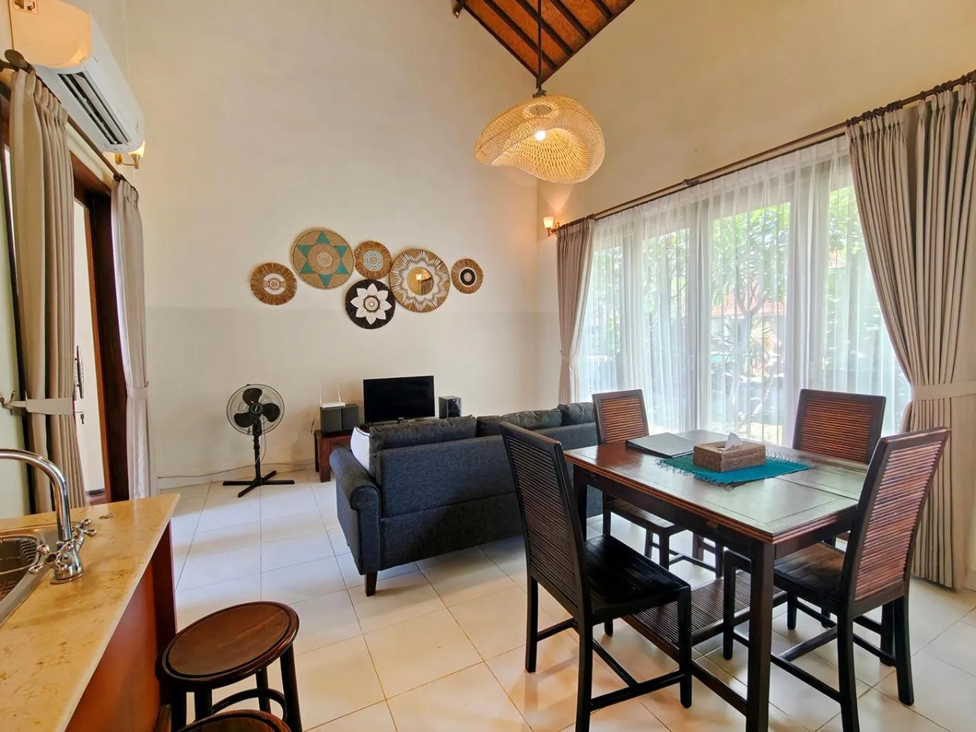 Dining area in Sayang Taman Villas