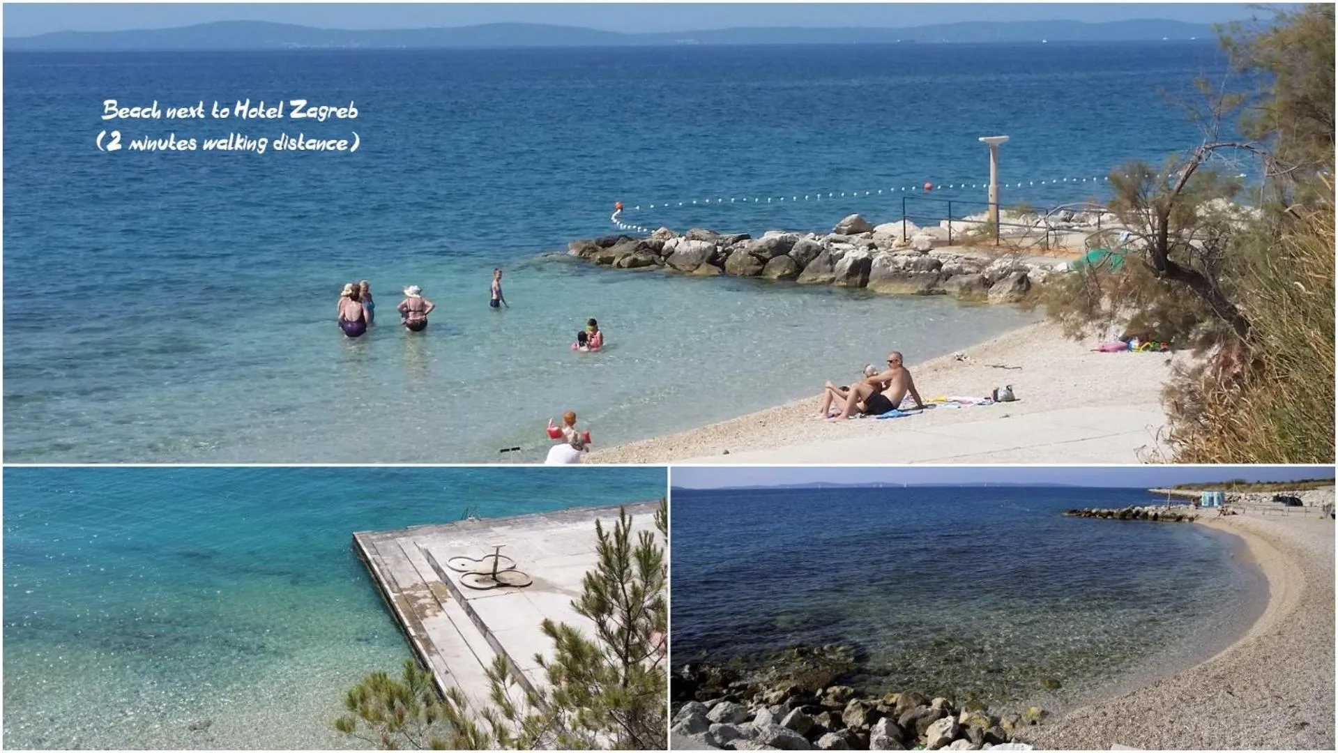 Beach in Hotel Zagreb