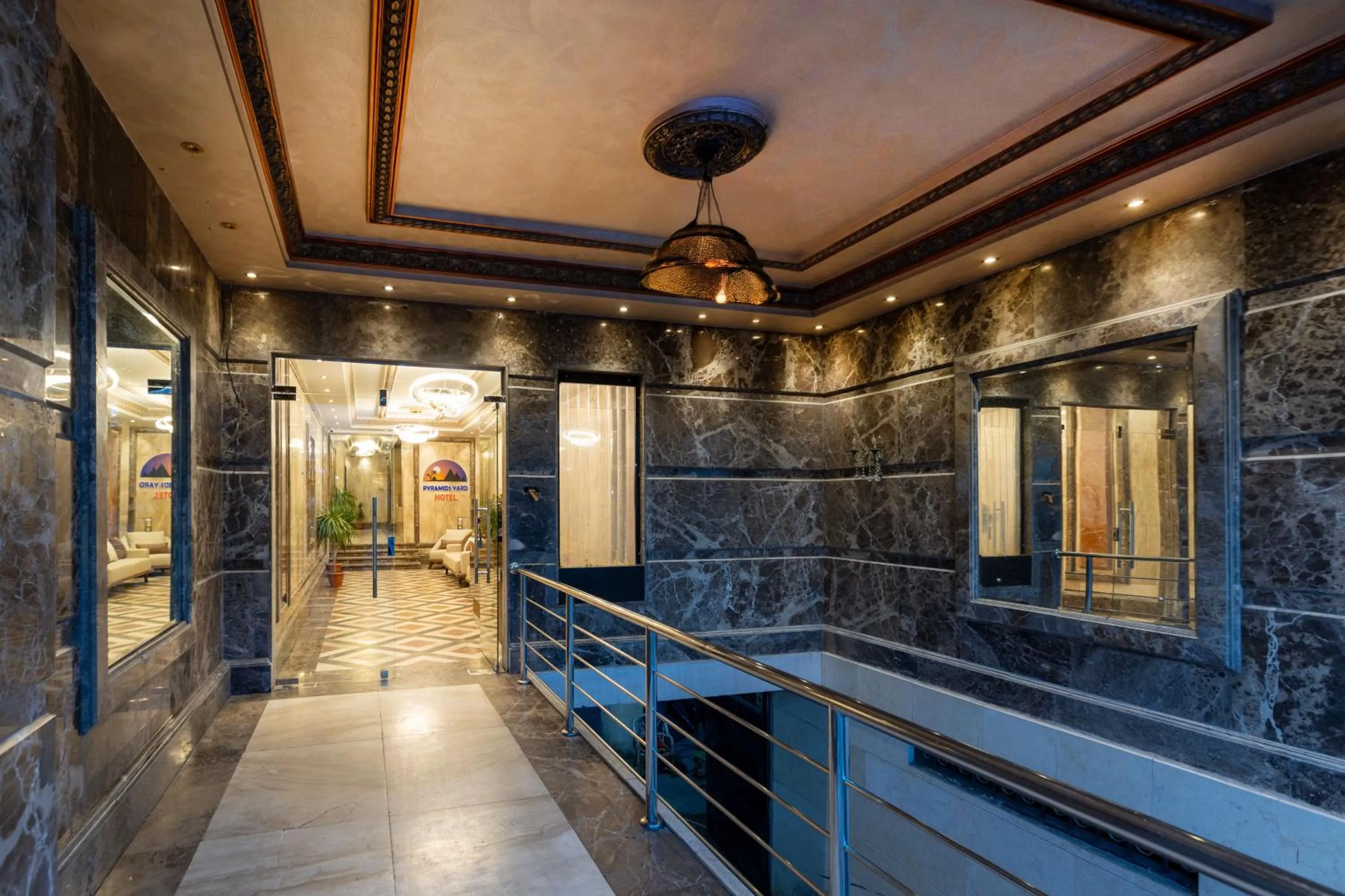 Facade/entrance in Pyramids Yard Hotel