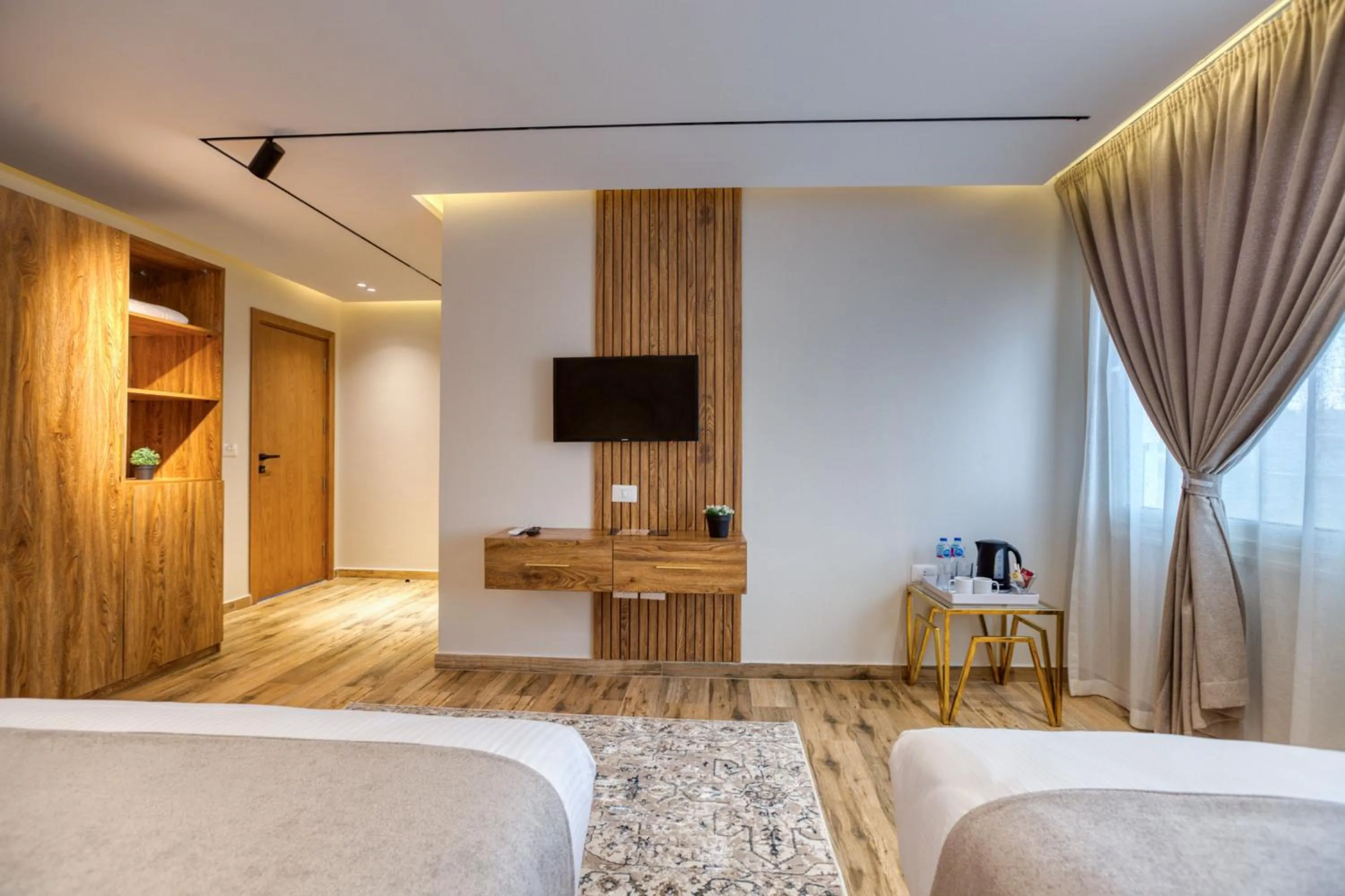 Bed in Pyramids Yard Hotel