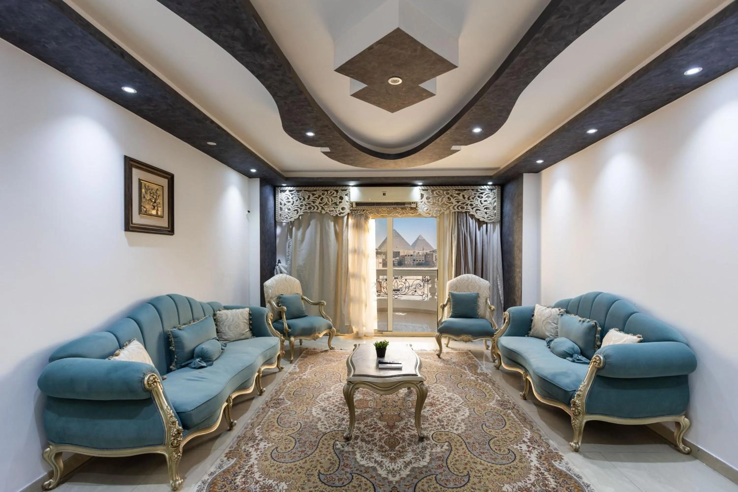 Living room in Pyramids Yard Hotel