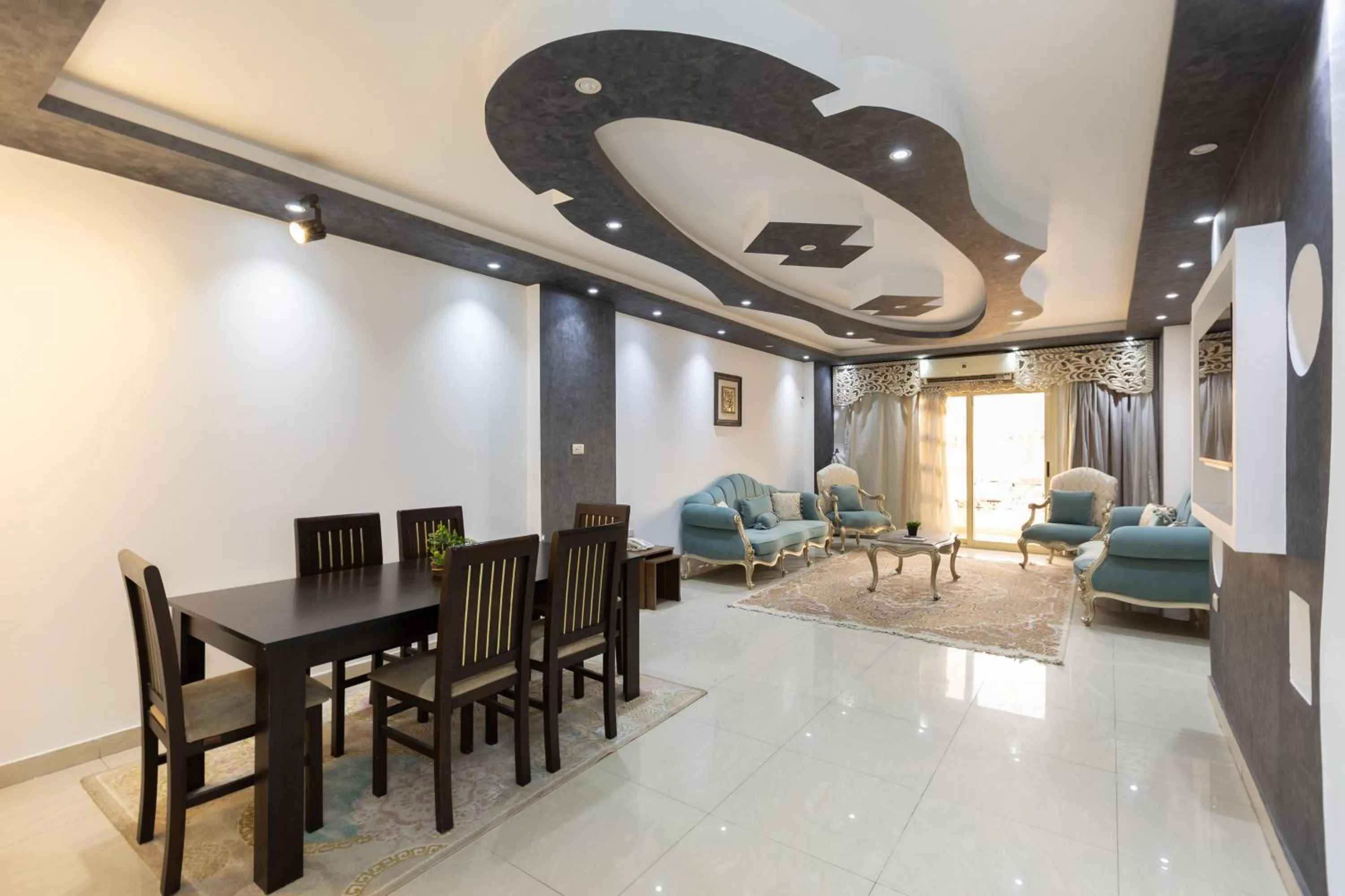 Living room in Pyramids Yard Hotel