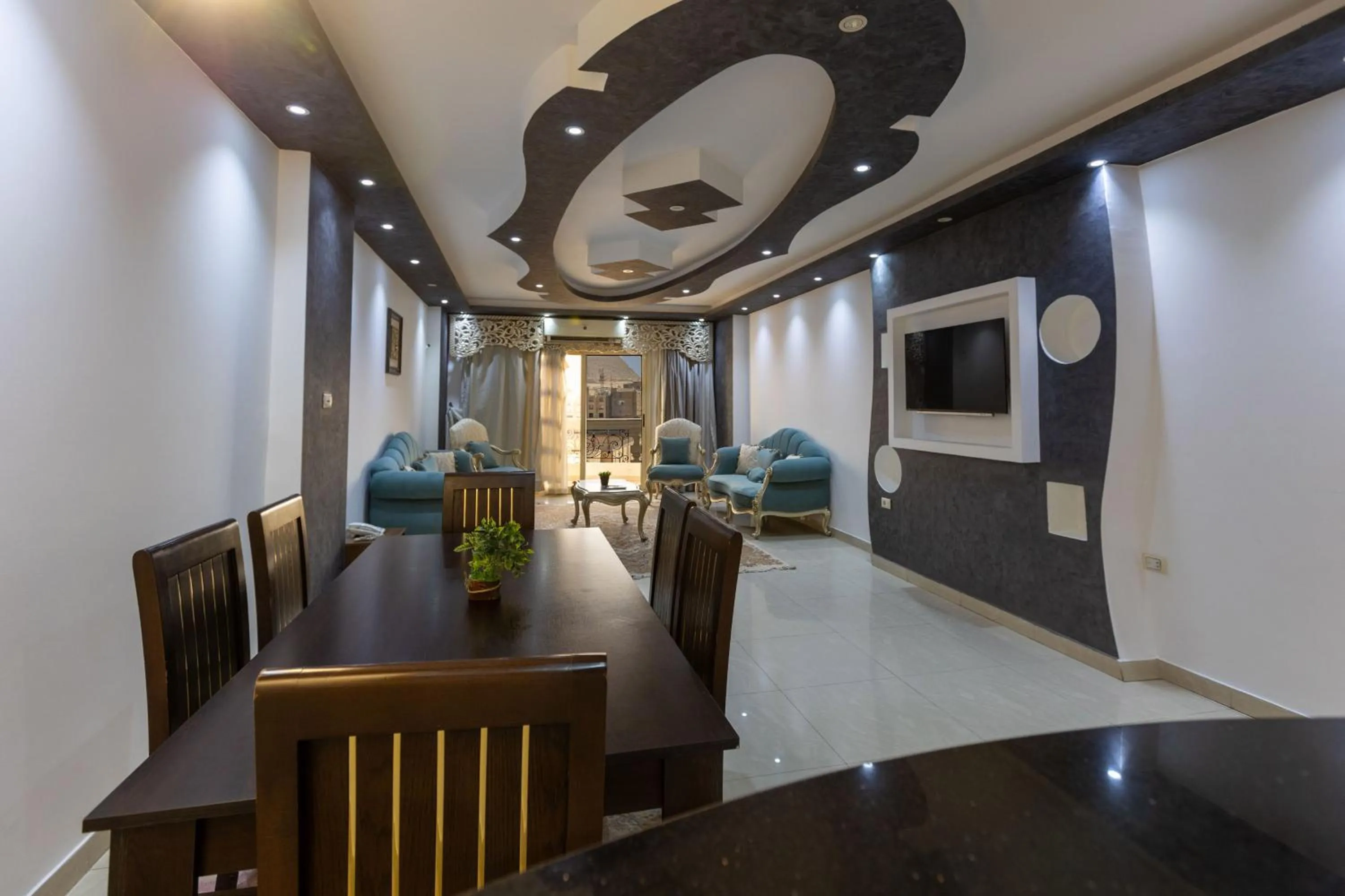 Living room in Pyramids Yard Hotel