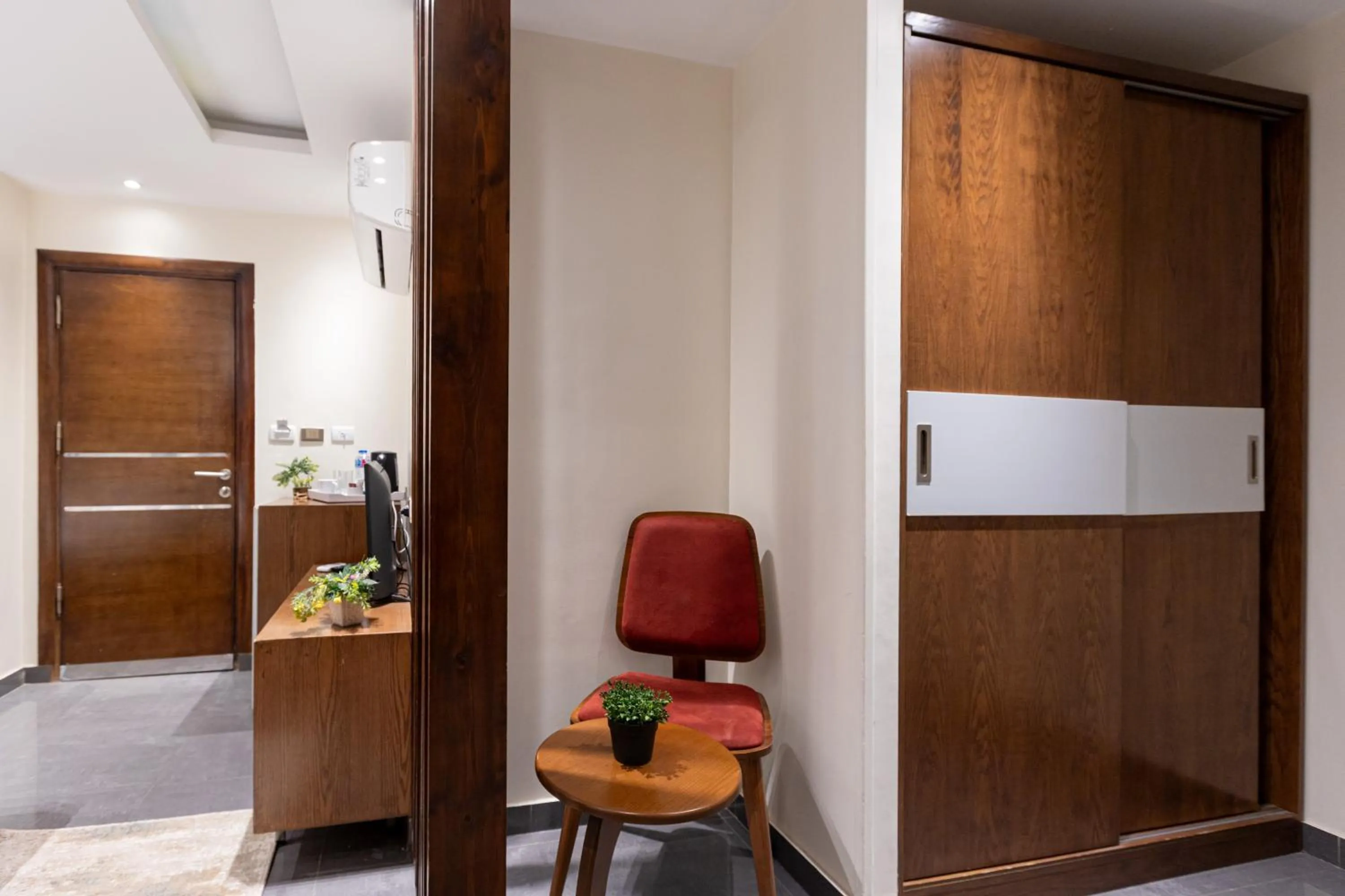 Seating area in Pyramids Yard Hotel