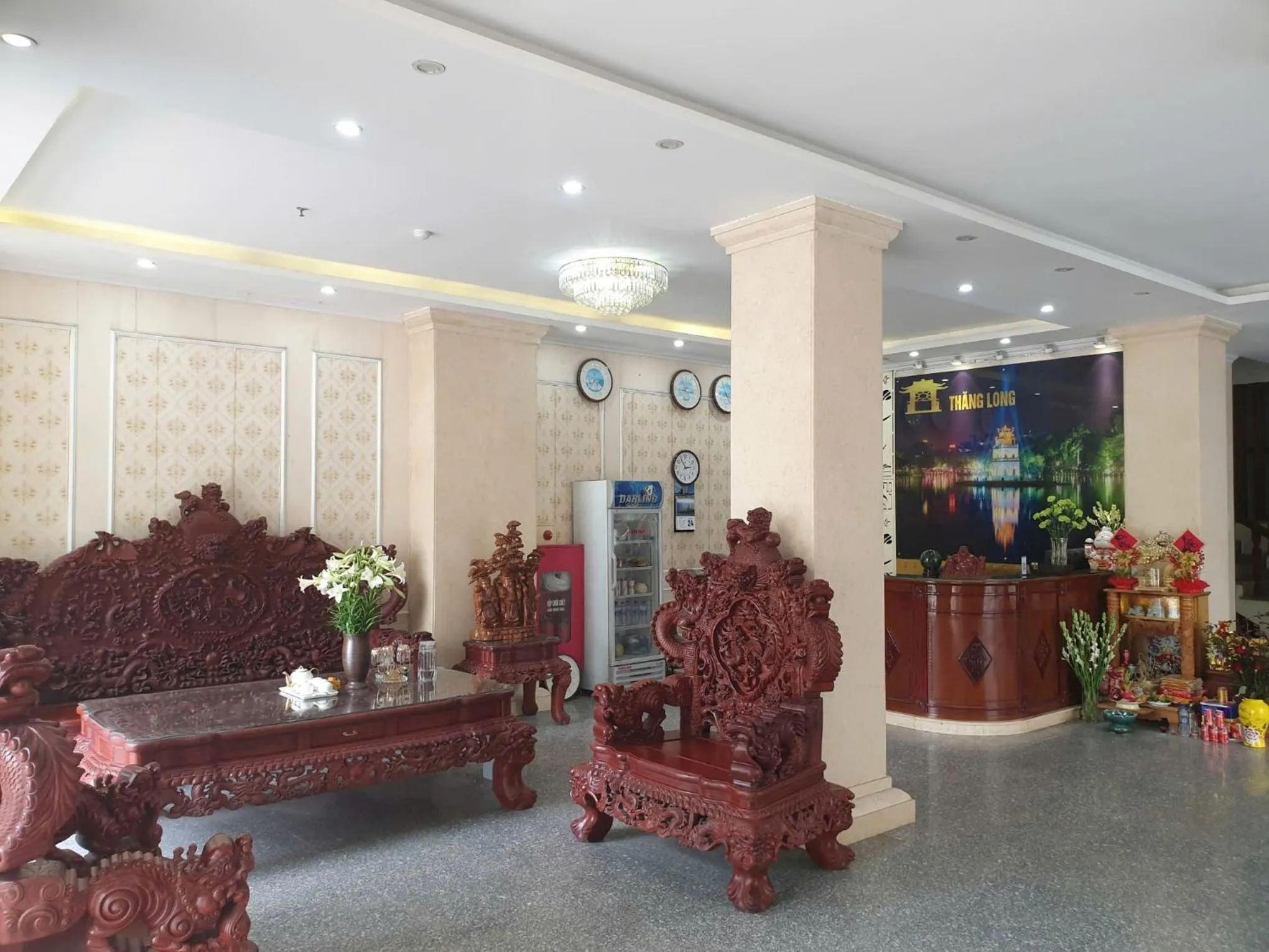 Living room in Thăng Long Hotel Thanh Hoá