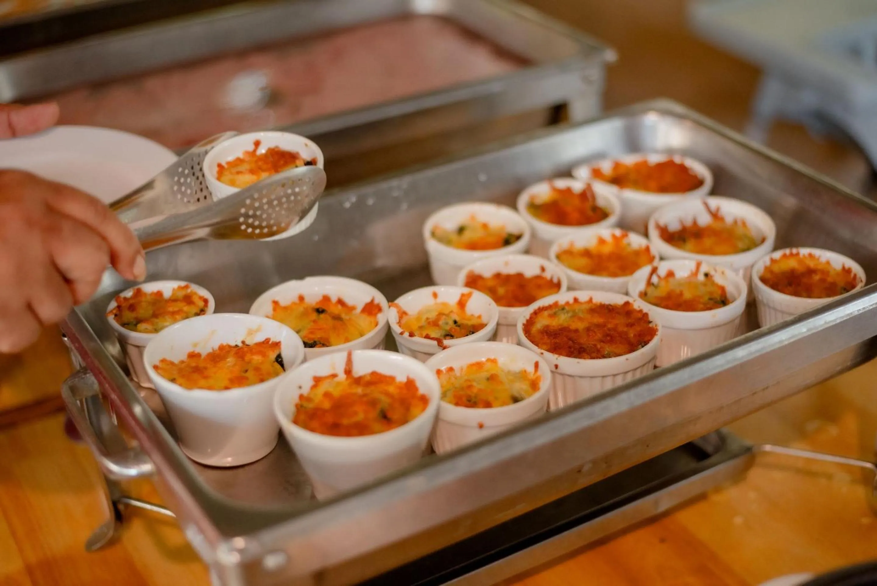 Buffet breakfast in Tubtim Resort