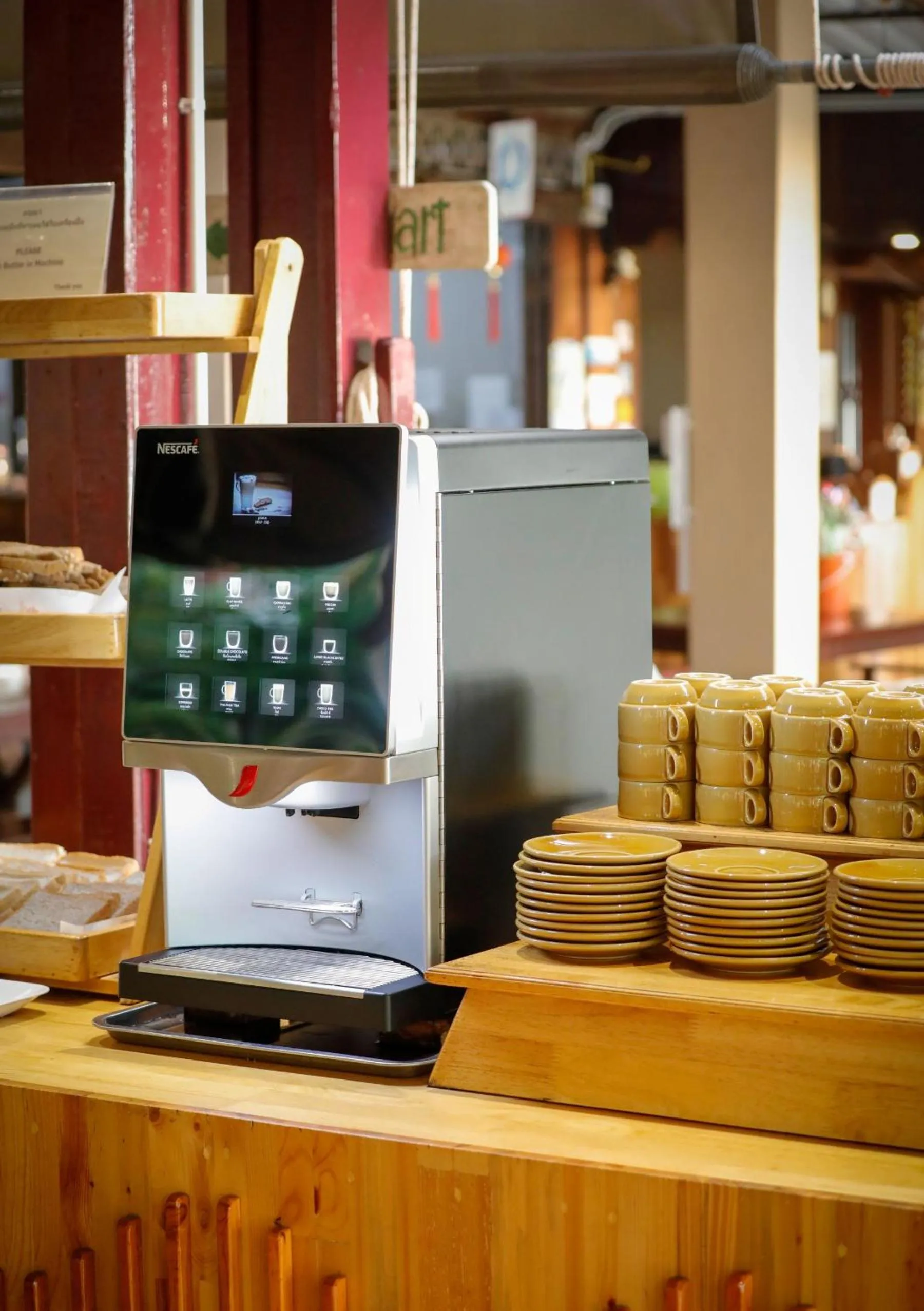 Buffet breakfast in Tubtim Resort