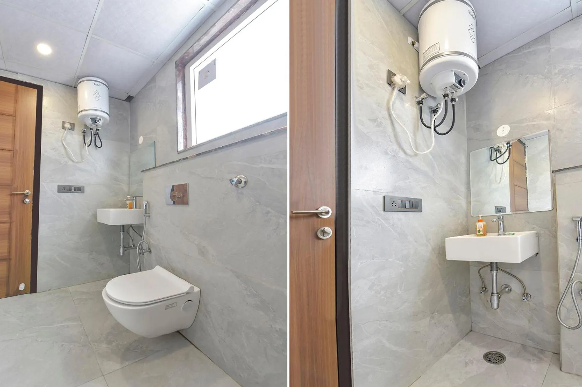 Bathroom in FabHotel Pink Palace Raja Park