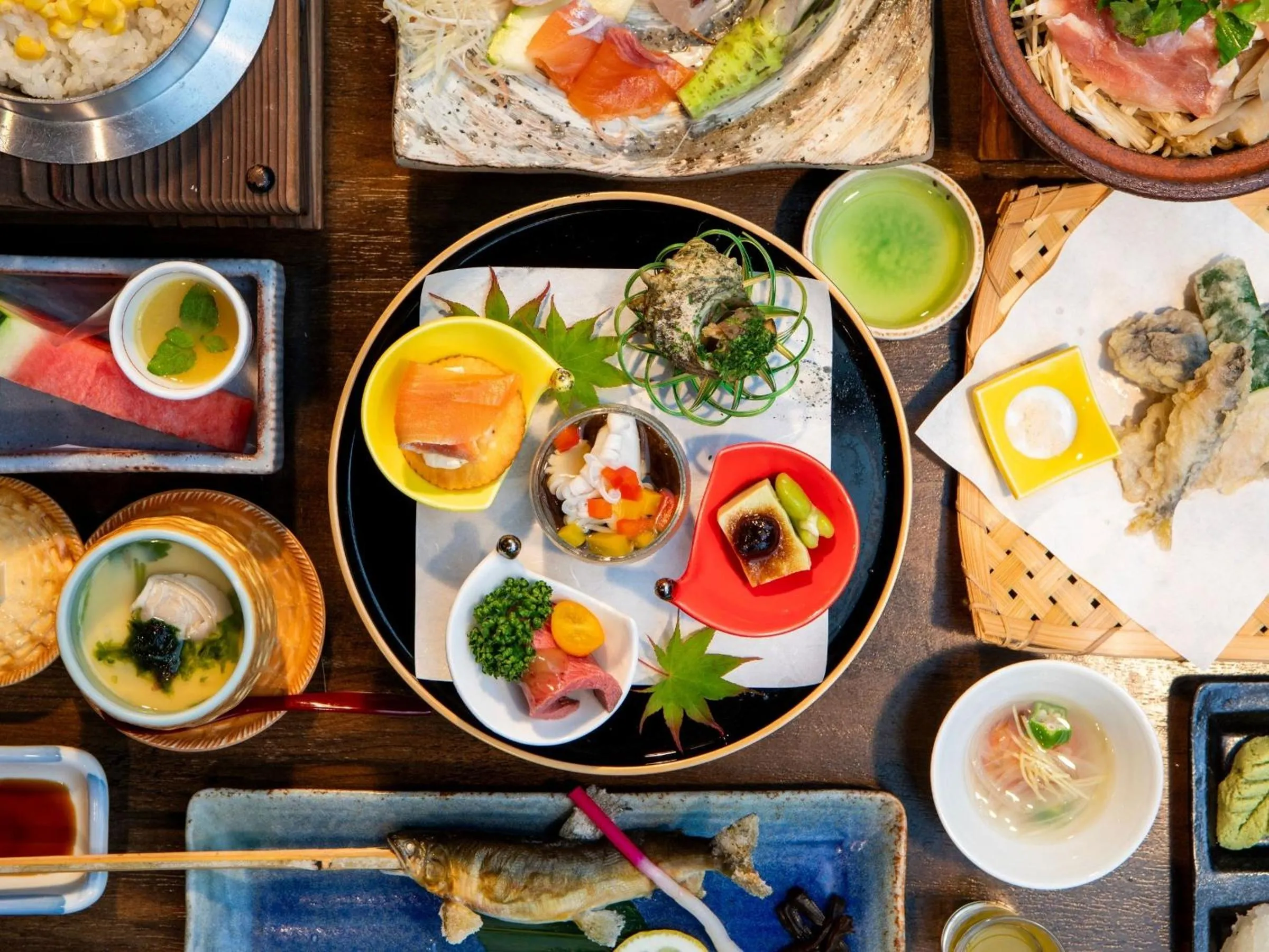 Food in Tatsuta Ryokan