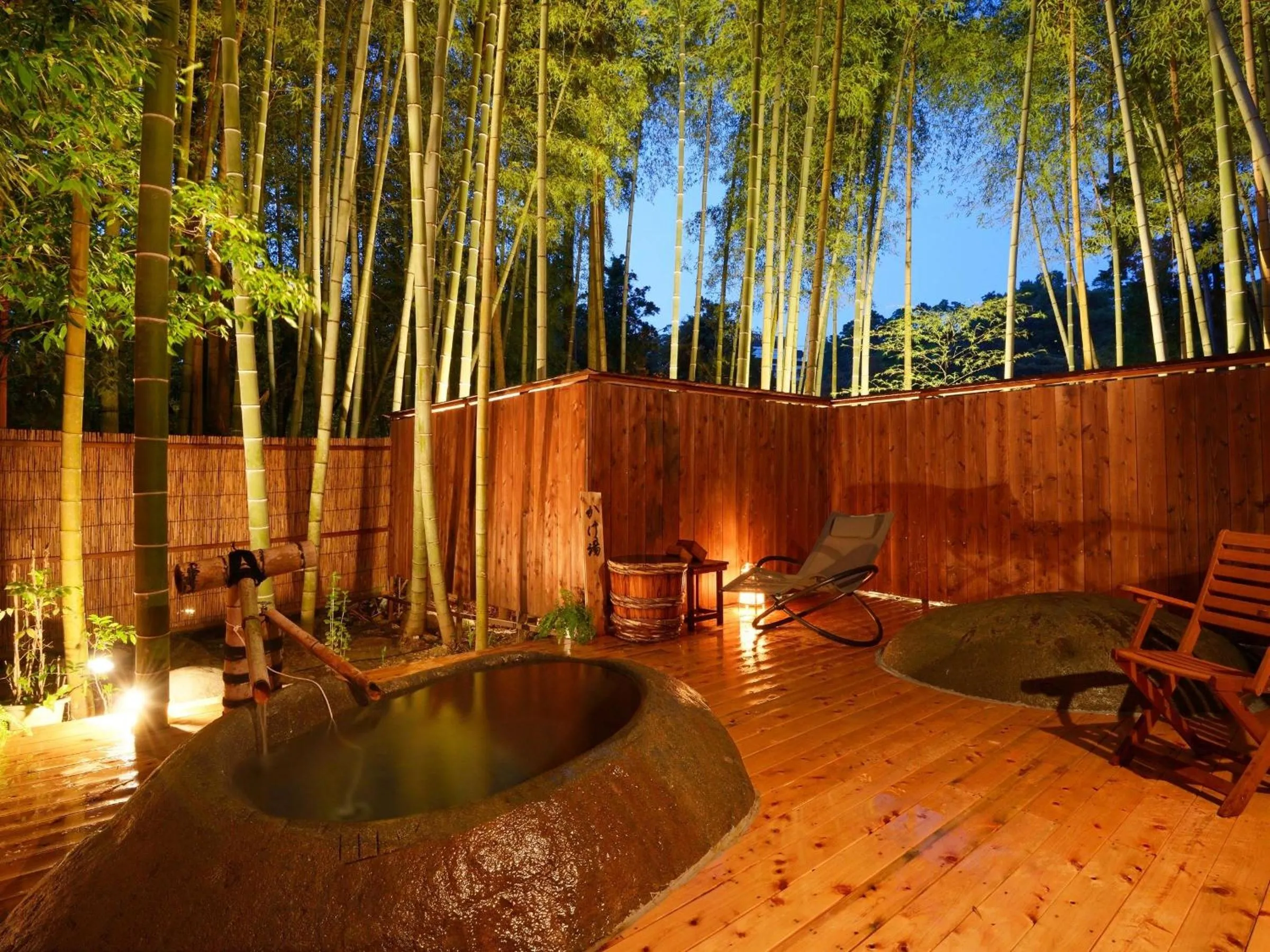 Open Air Bath in Tatsuta Ryokan
