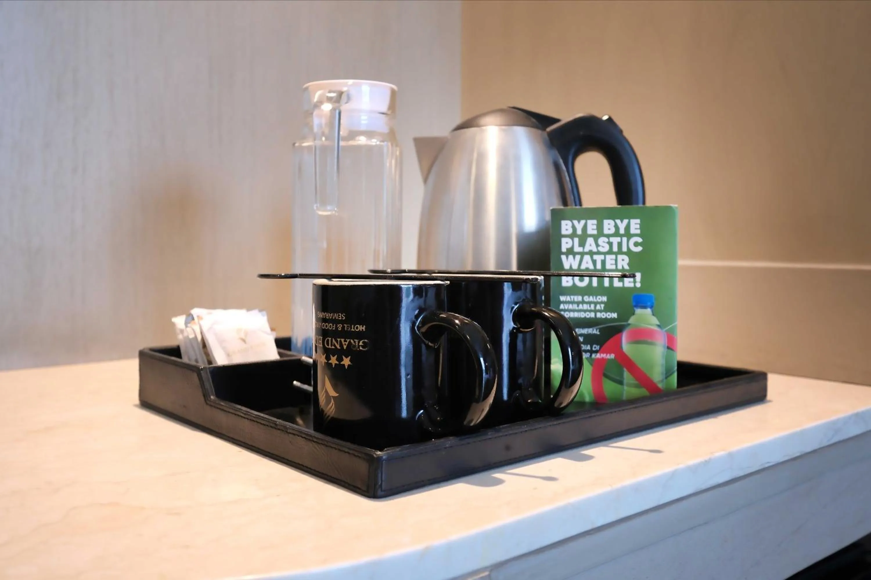 Coffee/tea facilities in Grand Edge Hotel Semarang