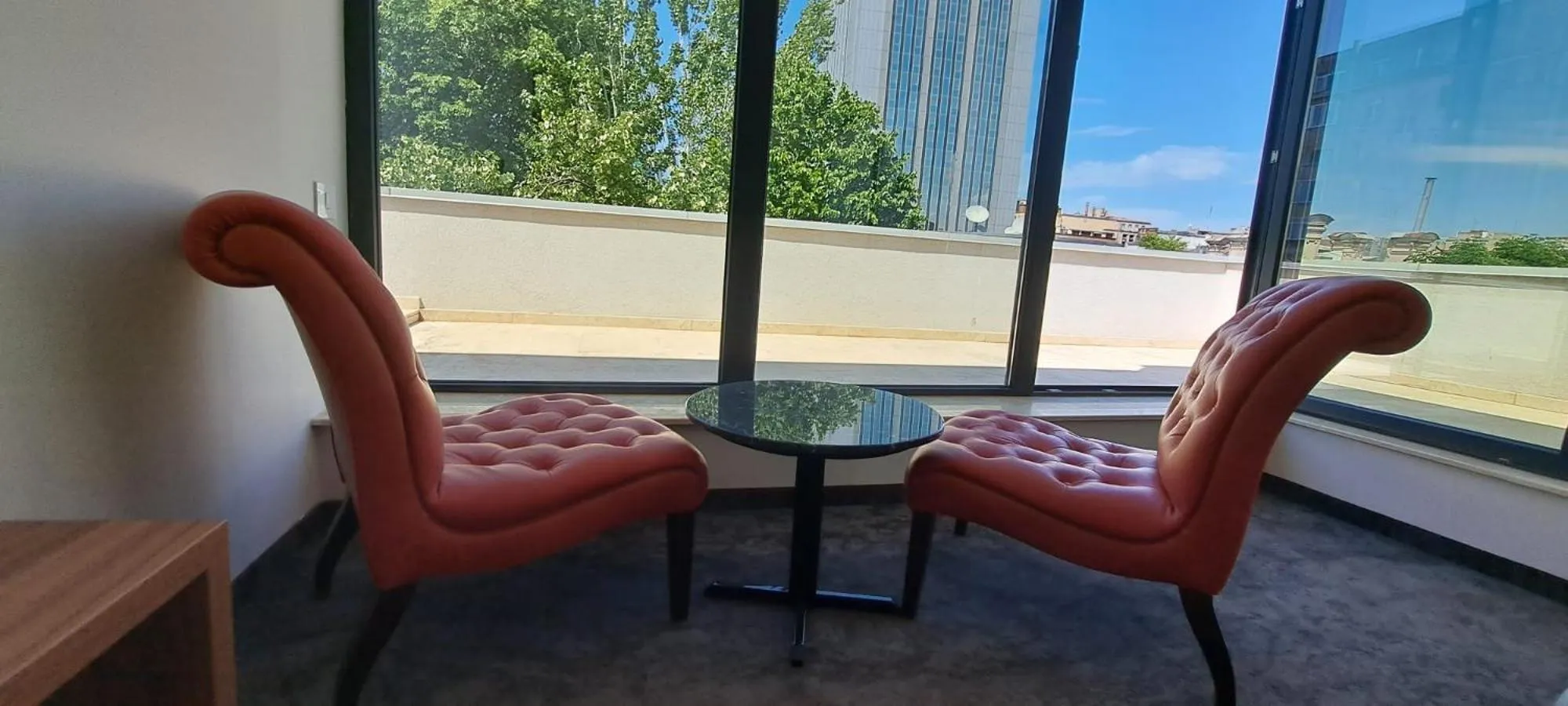 Seating area in Embassy Romana