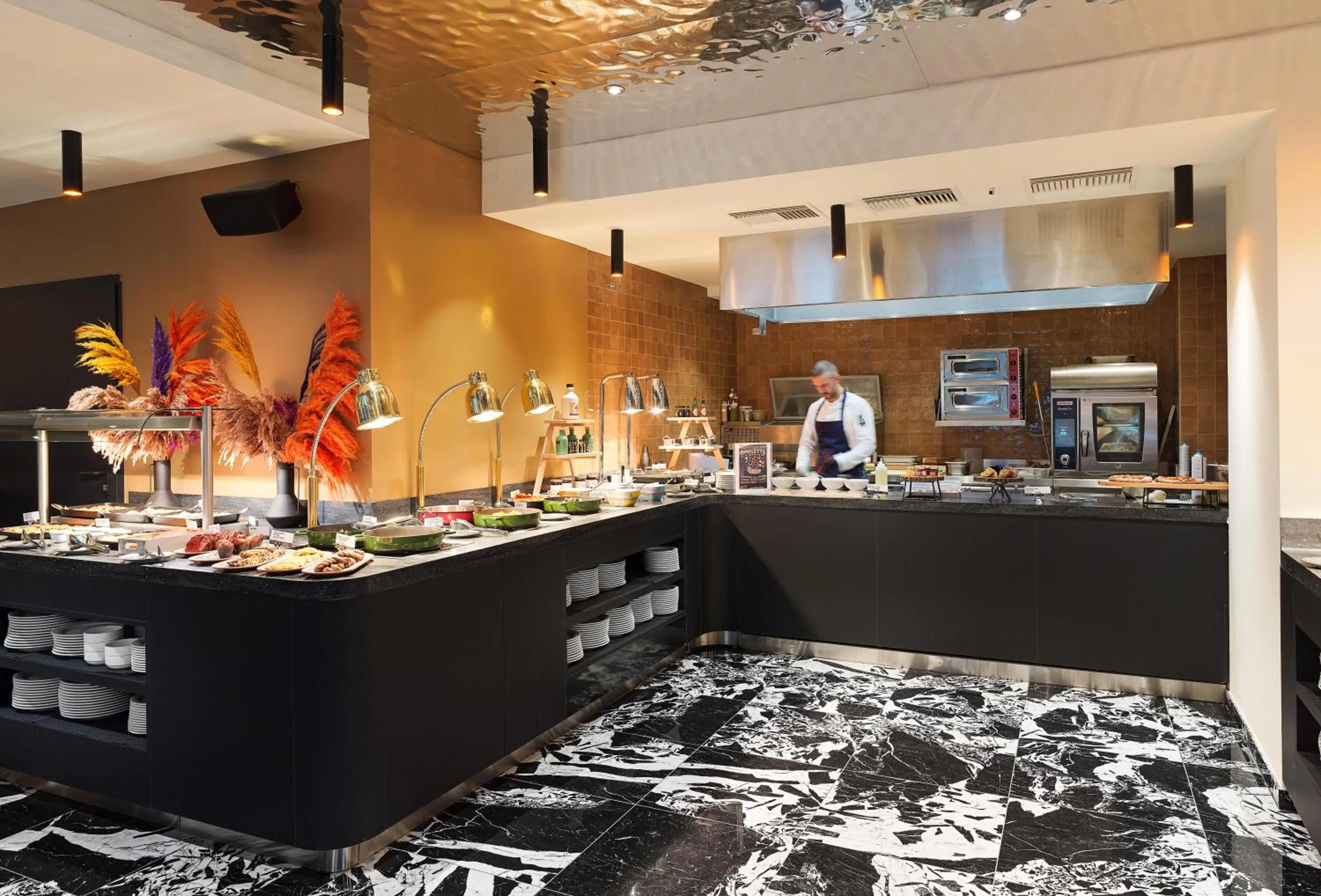 Buffet breakfast in NYX Hotel Thessaloniki