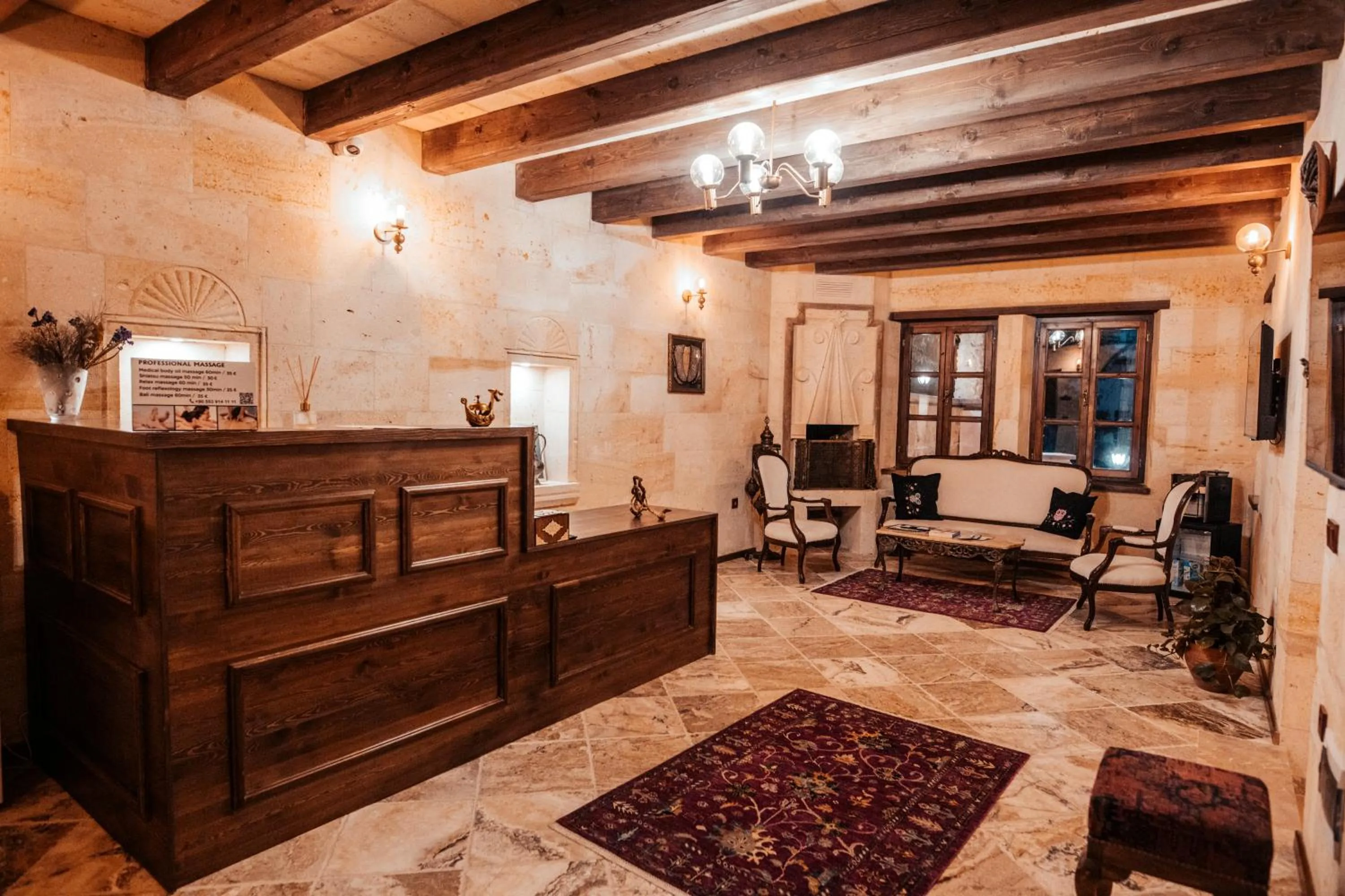 Lobby or reception in Lagoon Cave Suites