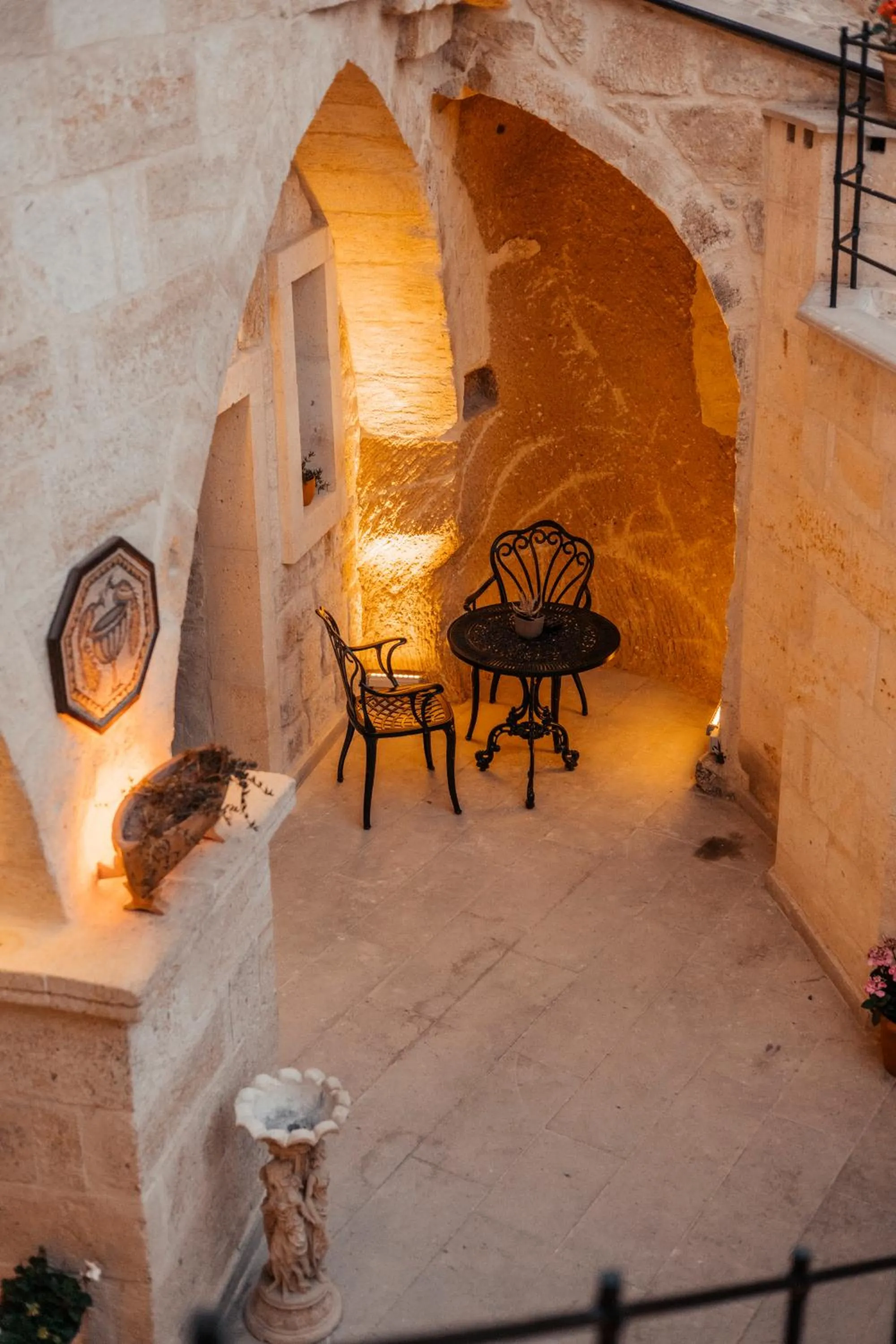 Patio in Lagoon Cave Suites