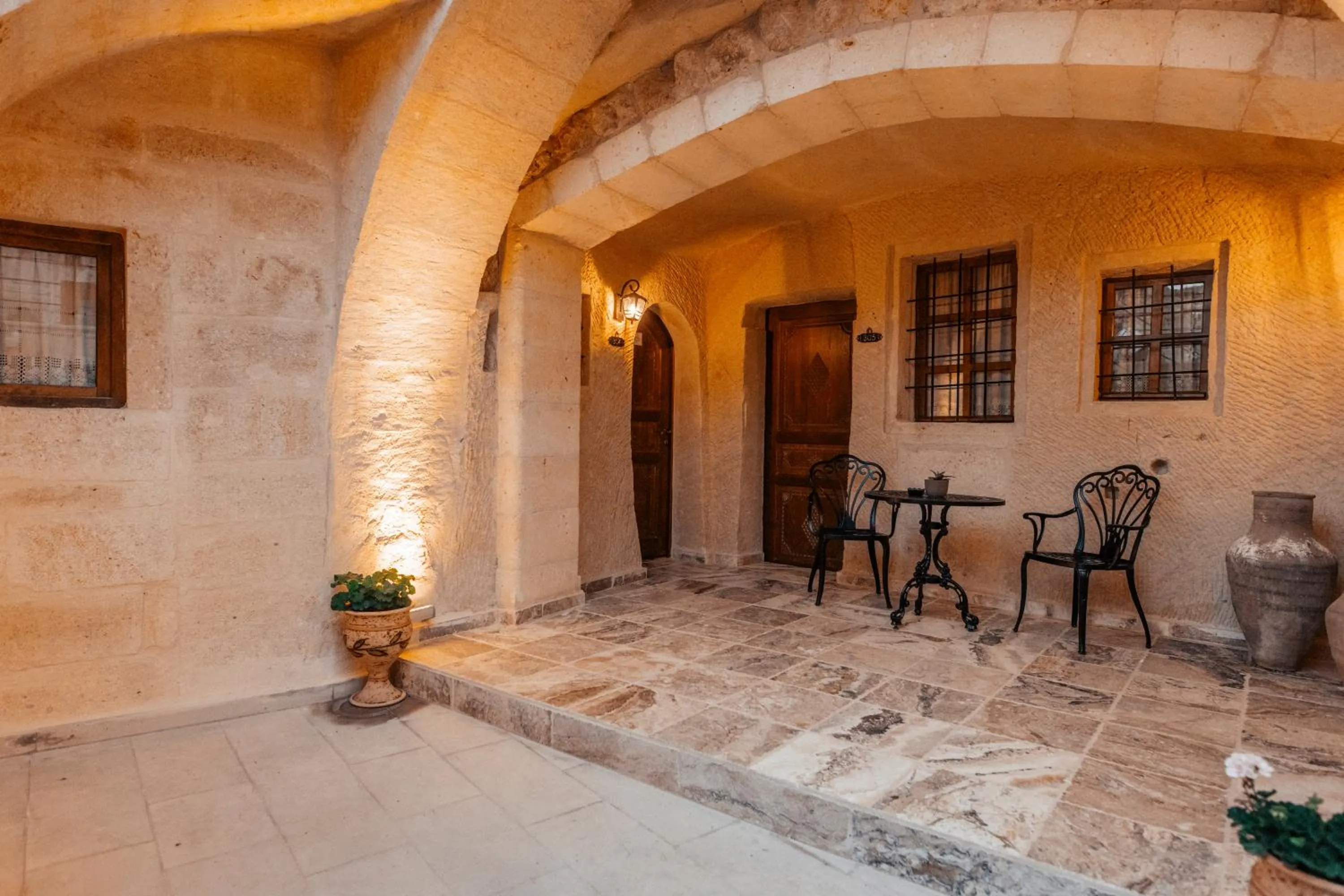 Patio in Lagoon Cave Suites